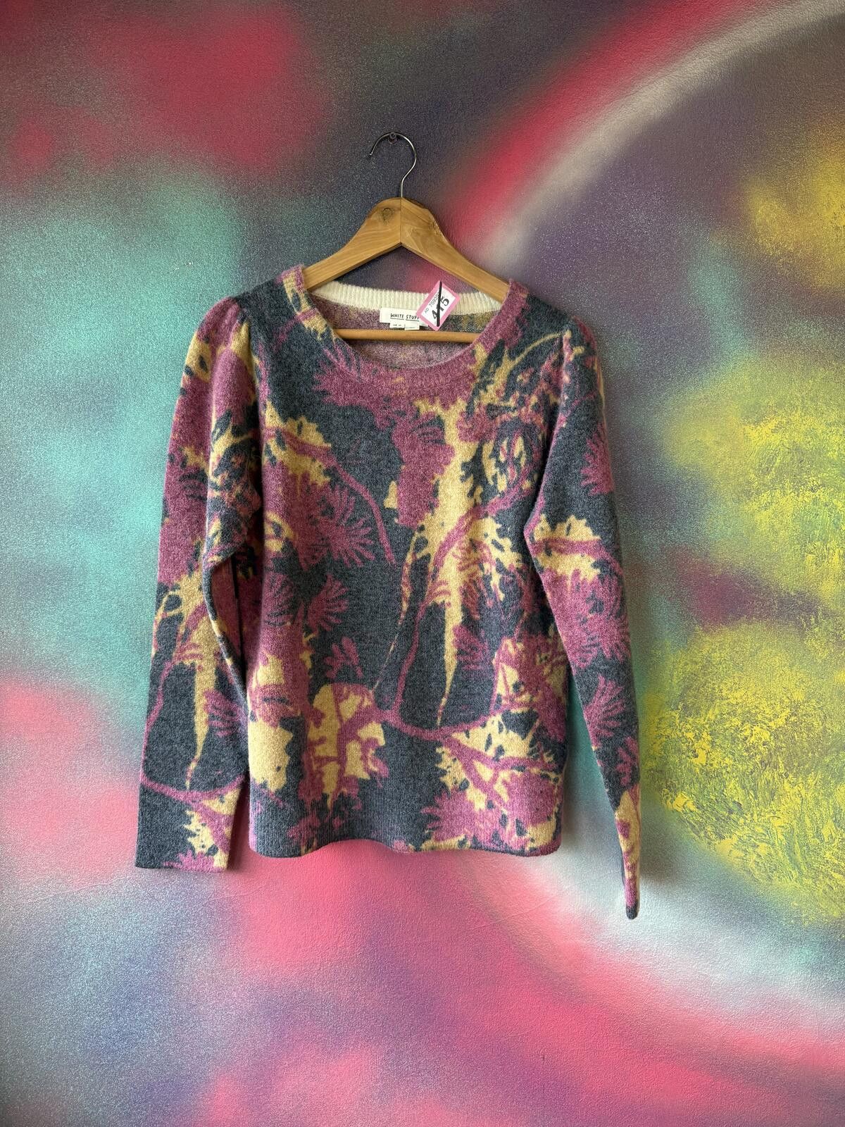 Other White stuff vintage style floral knit sweater top Size M / US 6-8 / IT 42-44 - 1 Thumbnail