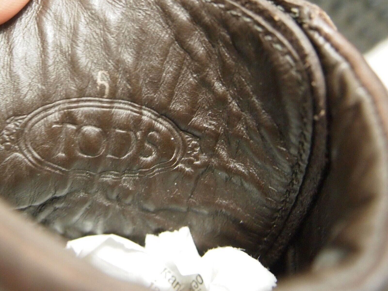 Tod's Tods Combat Boots Mid Calf Brown LeatherUS 7 EU 40 $620 Size US 7 / EU 40 - 8 Thumbnail
