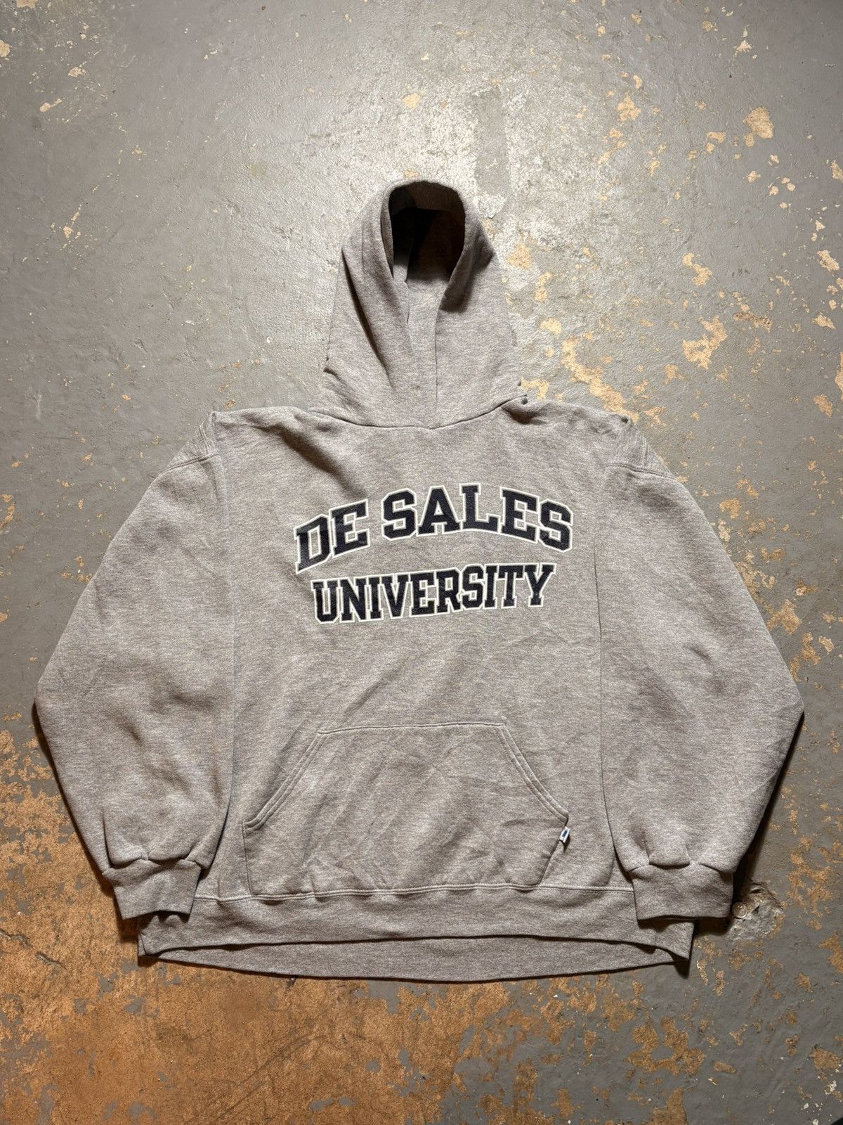 Russell Athletic × Vintage Grey De Sales Russell athletic hoodie sweatshirt Size US L / EU 52-54 / 3 - 1 Thumbnail