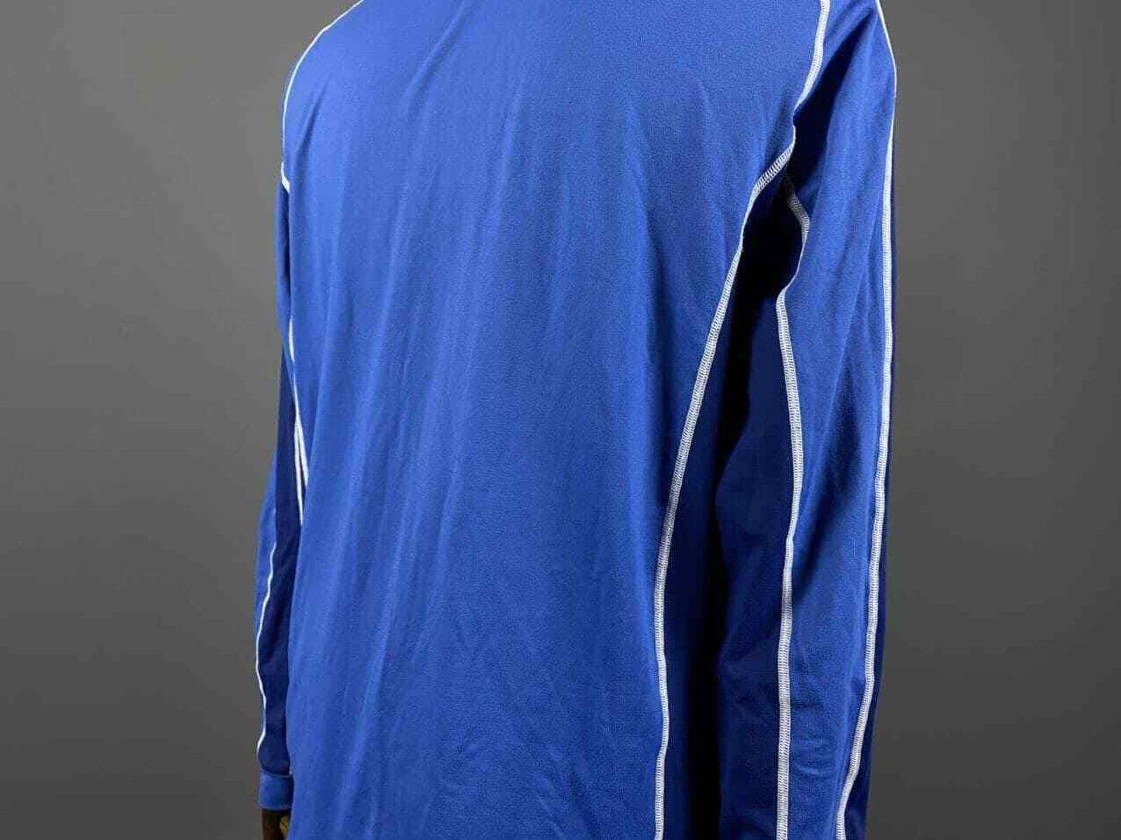 KJUS Men Kjus Systems Blue High Neck 1/4 Zip Fleece Sweater Size US M / EU 48-50 / 2 - 9 Thumbnail