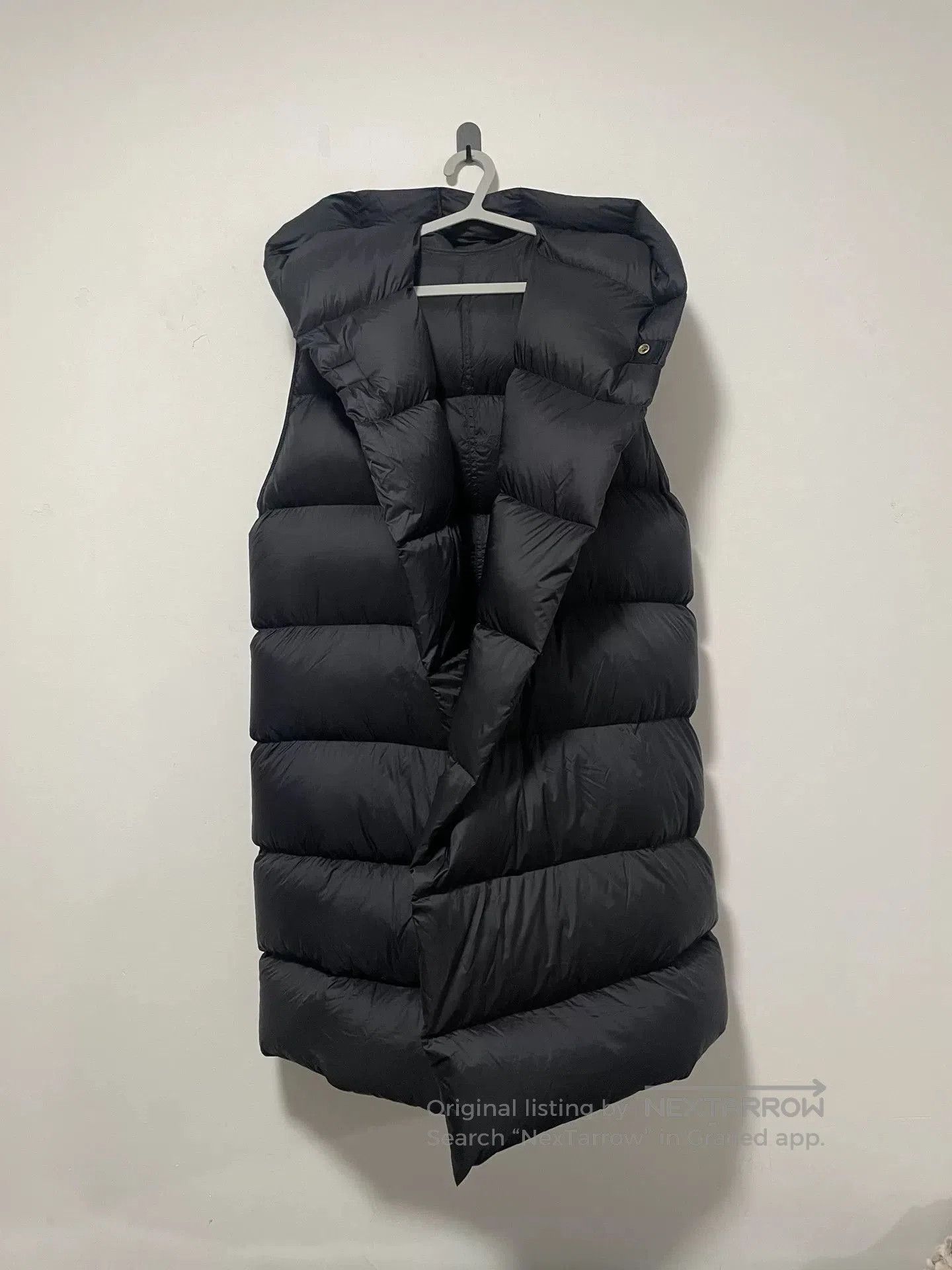 Rick Owens rick owens hooded down vest size 48. Size US M / EU 48-50 / 2 - 2 Thumbnail