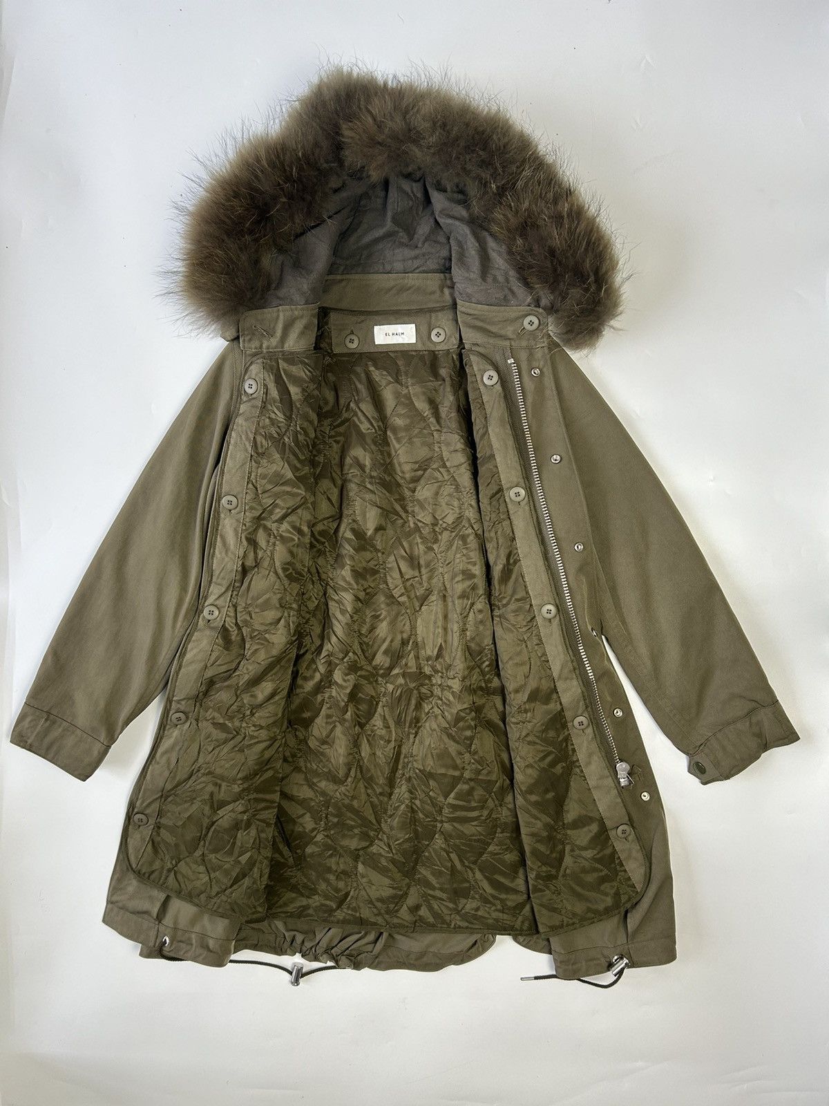 Japanese Brand × Le Grande Bleu (L.G.B.) EL HALM FAUX FUR HOODIE PARKA JACKET Size US S / EU 44-46 / 1 - 2 Thumbnail