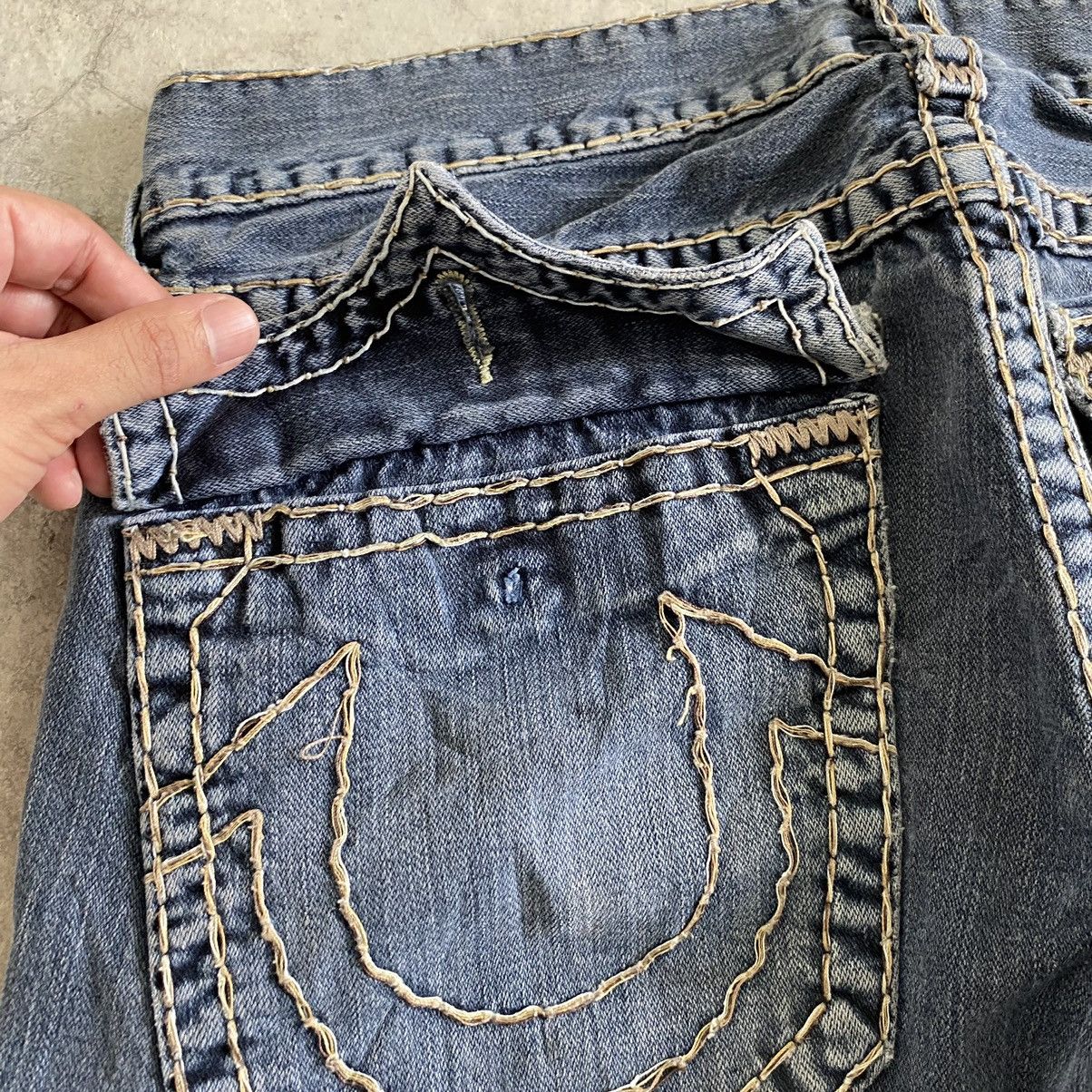 True Religion Vintage True Religion Billy Super T Flared Denim Jeans Size US 32 / EU 48 - 21 Thumbnail