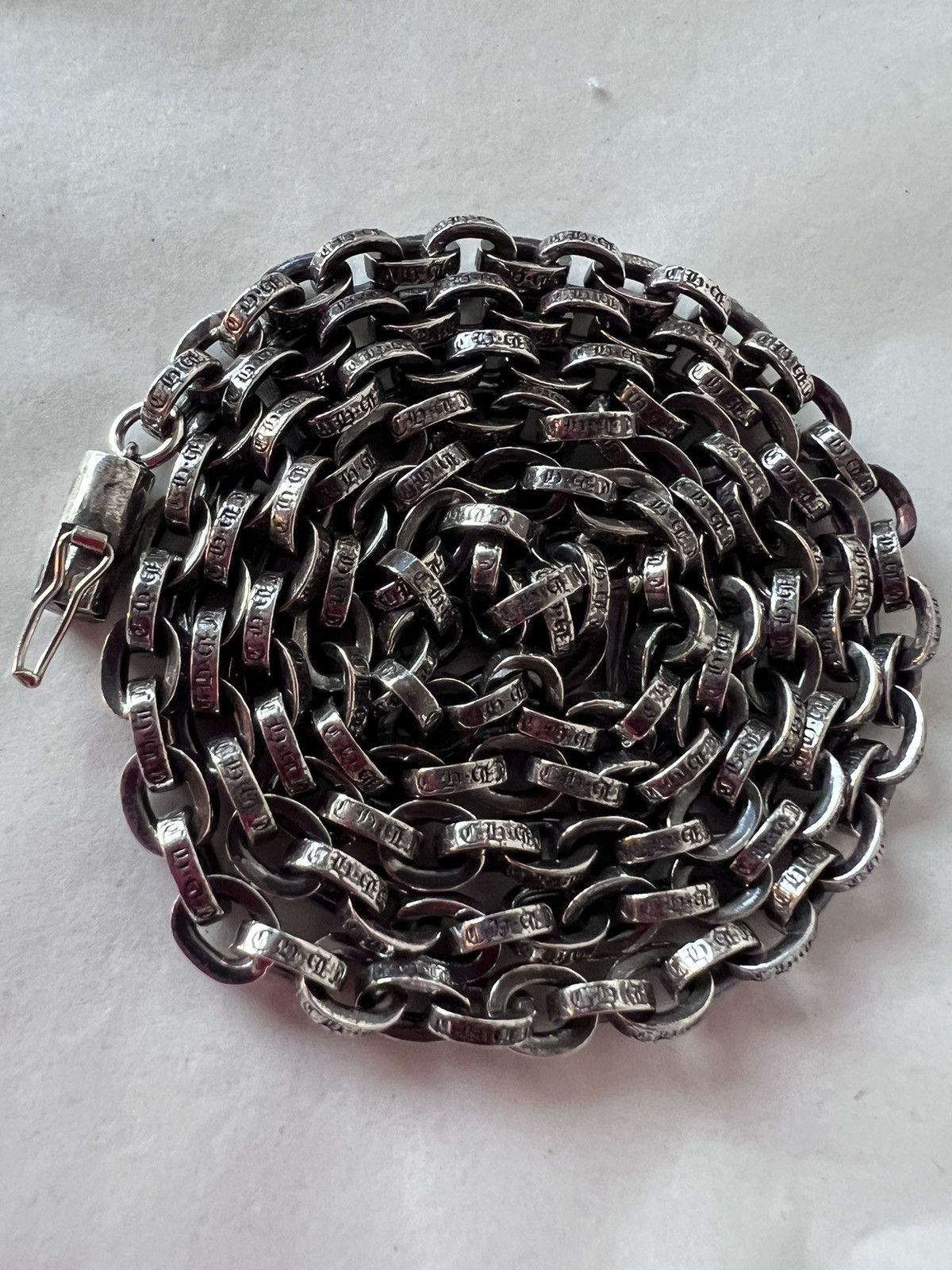 Chrome Hearts Paper Chain Necklace 24” Brand New