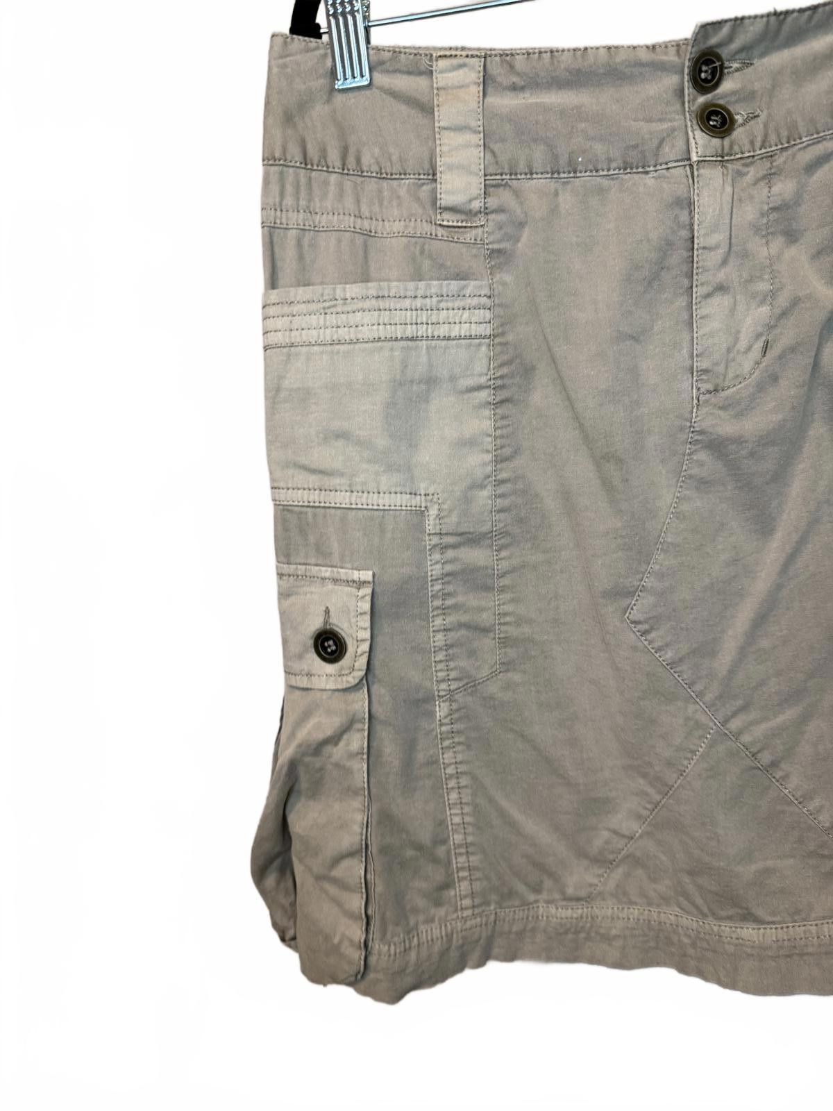 Mexican Threads Y2K Khaki Cargo Utility Skirt -Medium Size 32" / US 10 / IT 46 - 4 Thumbnail