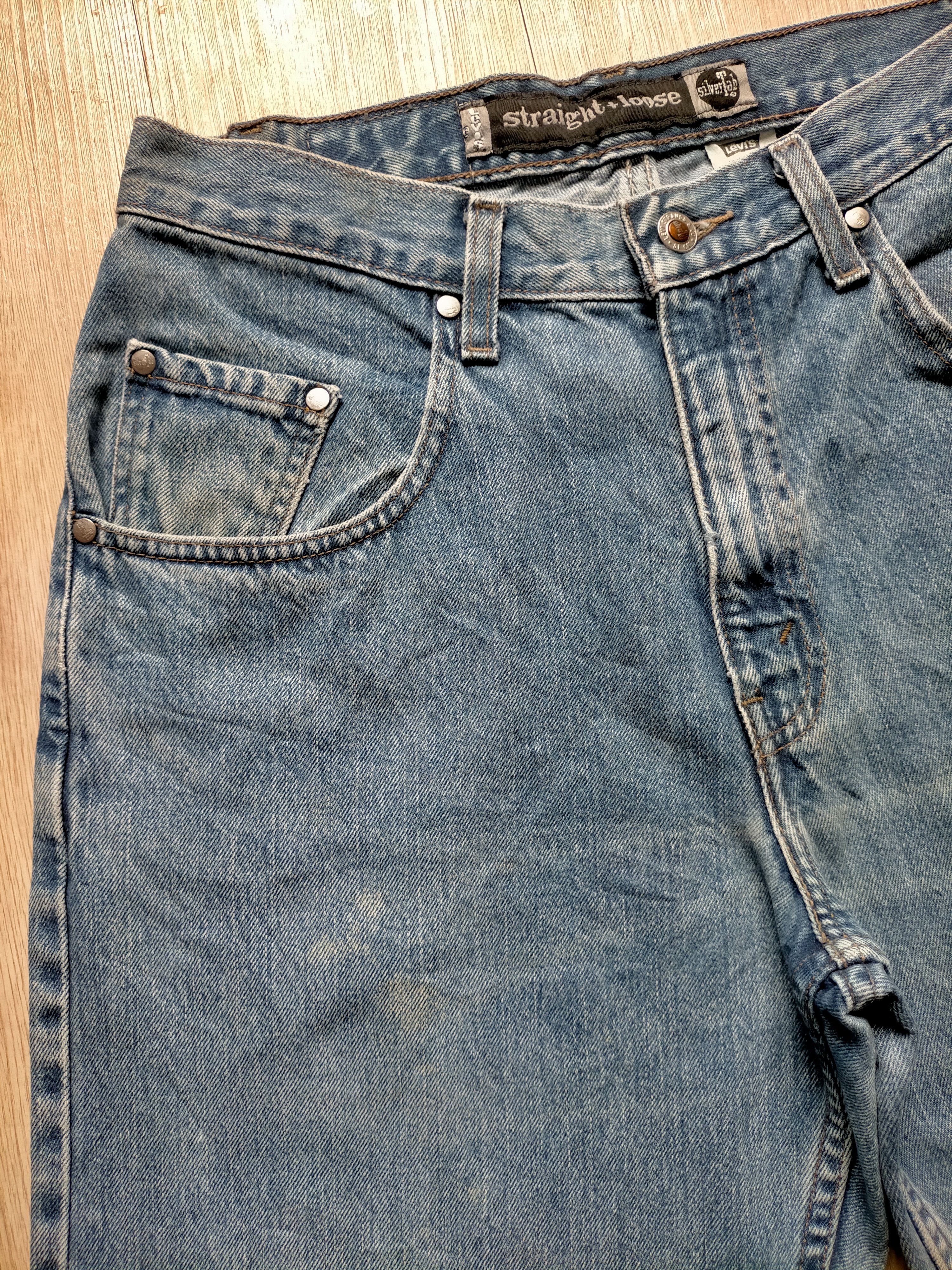 Levi's Vintage 90s Levis Silvertab Loose Straight Jeans Size US 31 - 4 Thumbnail