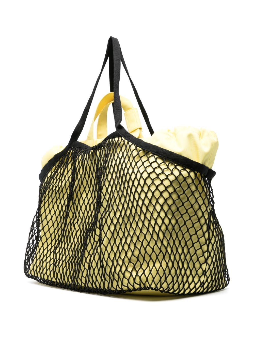 Balenciaga o1bcso1str0525 Size: OS / 24/7 Large Tote Bag Black/Yellow Size ONE SIZE - 3 Thumbnail