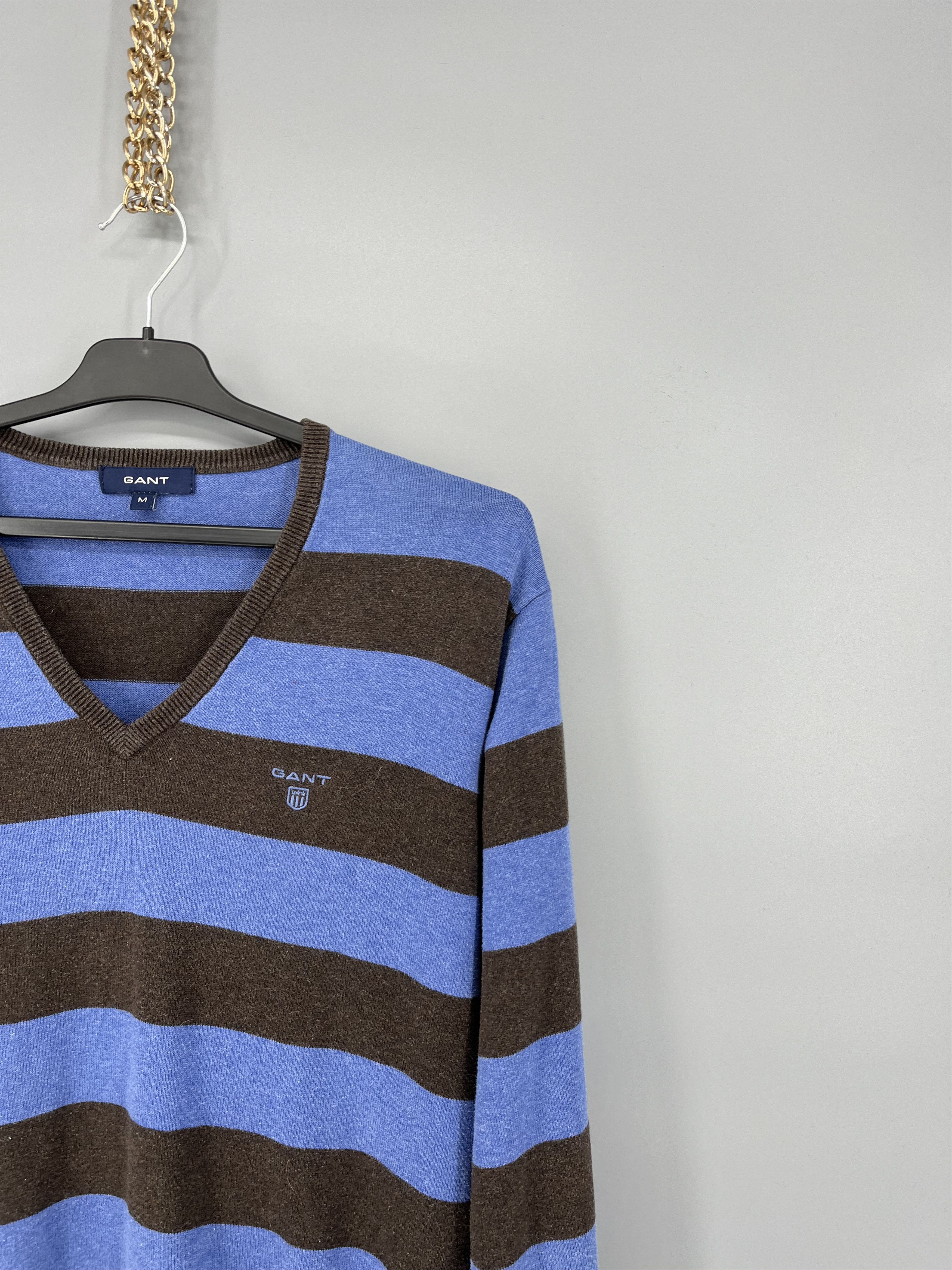 Gant × Vintage Gant Vintage Extra Fine Lambswool V Neck Sweater Size L Size US M / EU 48-50 / 2 - 5 Thumbnail