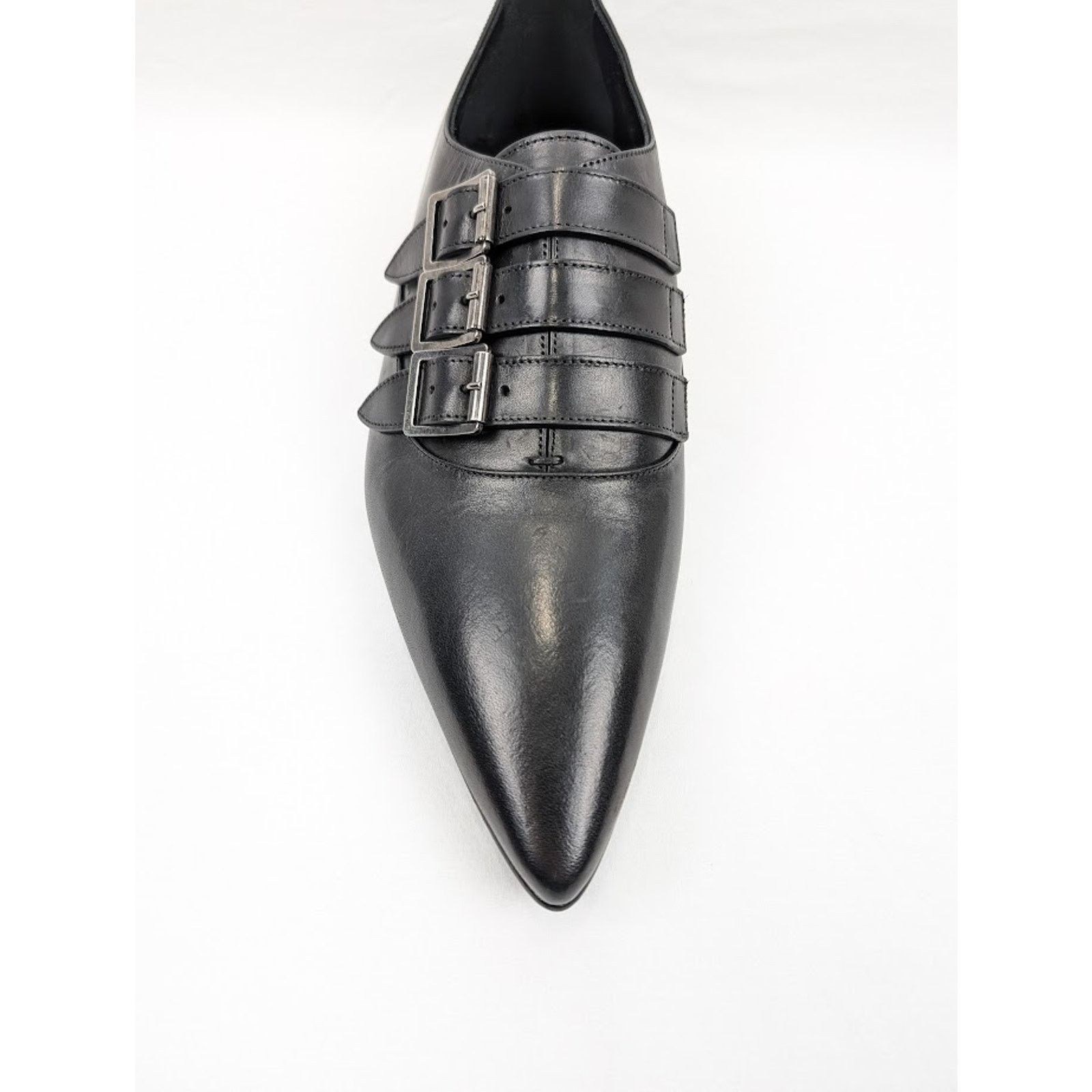 Saint Laurent Paris o1rshd1 Q: 5 / Levine 15 Derby Shoes in Nero Size US 11 / EU 44 - 5 Thumbnail
