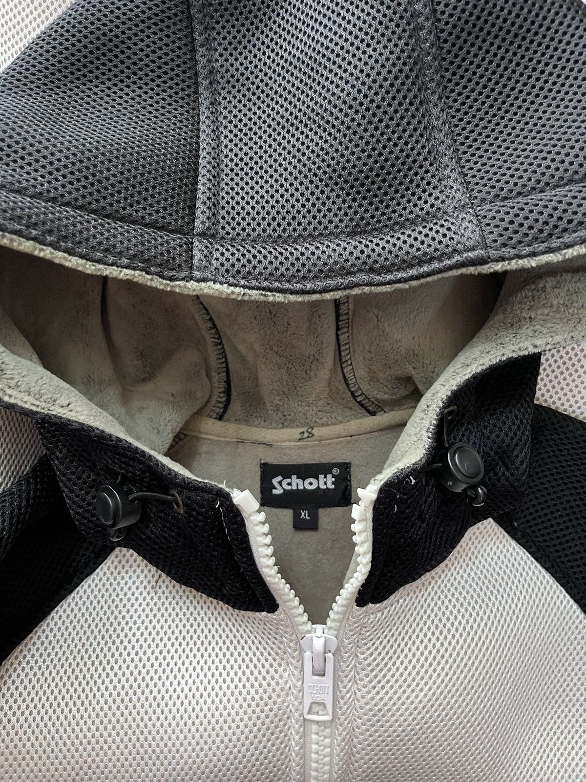 Schott 1990s Two tone mesh hood #F5 Size US XL / EU 56 / 4 - 9 Thumbnail