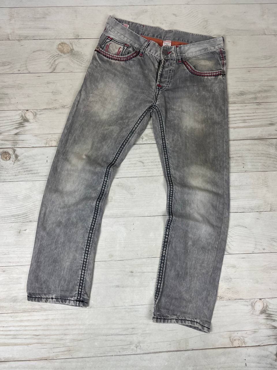 Japanese Brand Vintage True Religion Jackson Denim Jeans Y2K 90s Baggy Size US 34 / EU 50 - 2 Thumbnail
