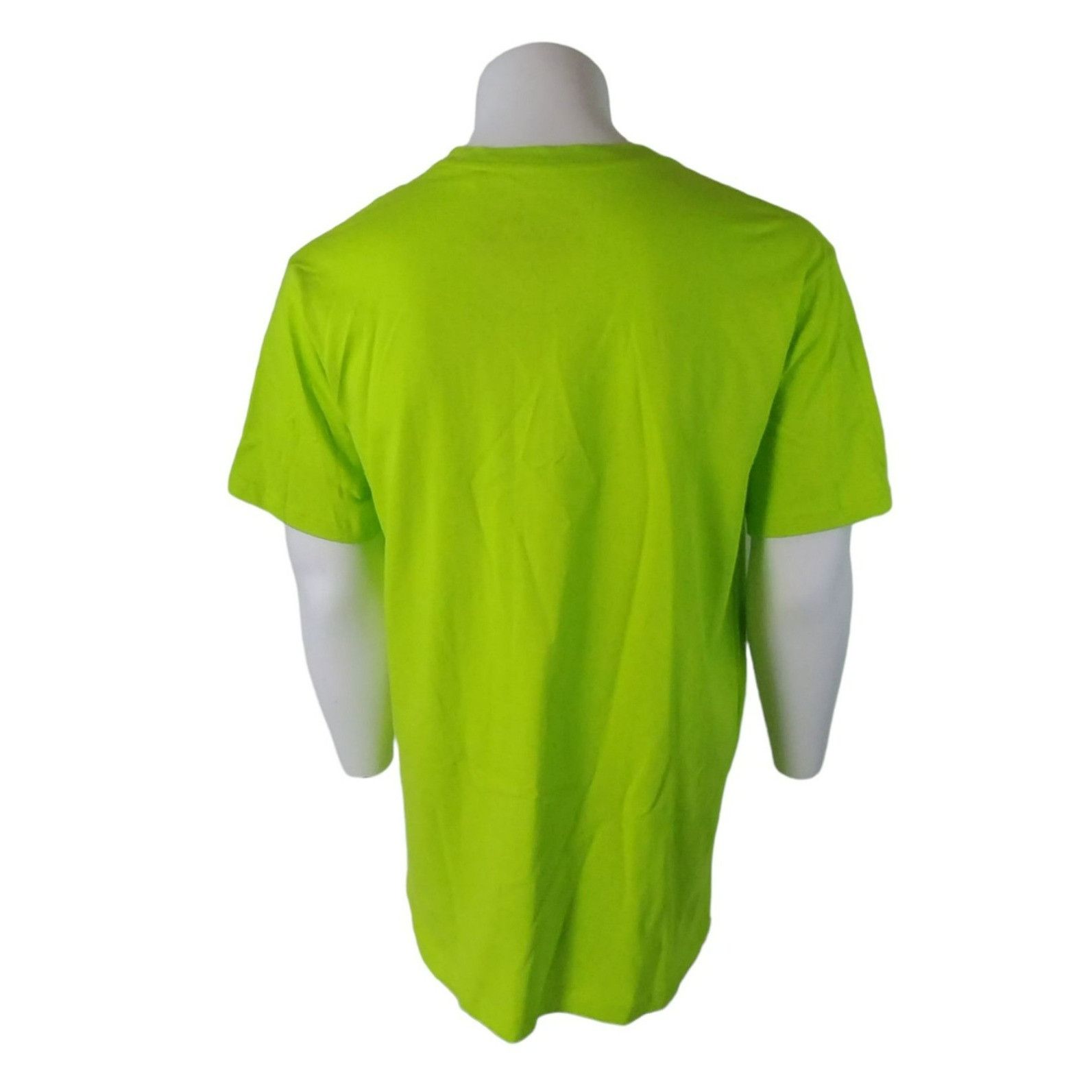 Hustle Gang Hustle Gang Mens XL Acid Lime Skull and Flames Graphic T-Shi Size US XL / EU 56 / 4 - 4 Thumbnail