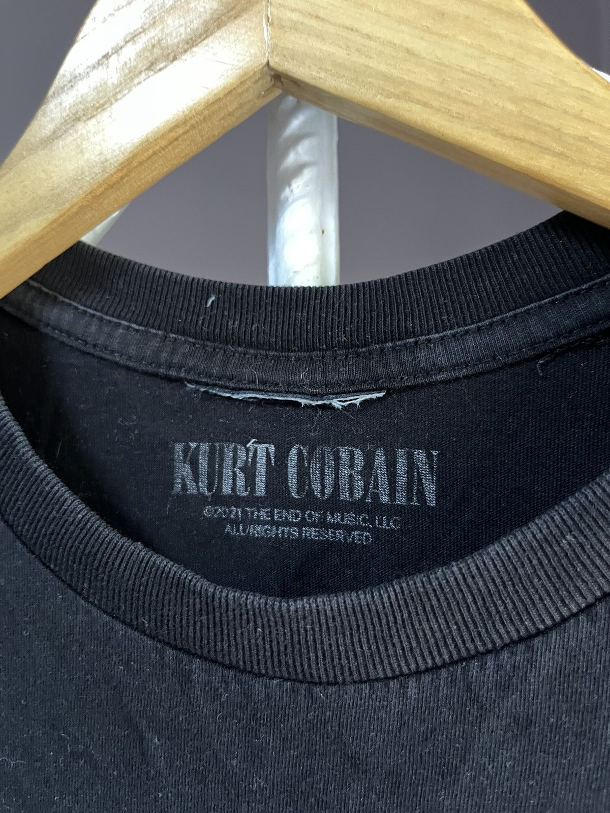Band Tees × Nirvana Kurt Cobain Nirvana Black Tee Size US S / EU 44-46 / 1 - 3 Thumbnail