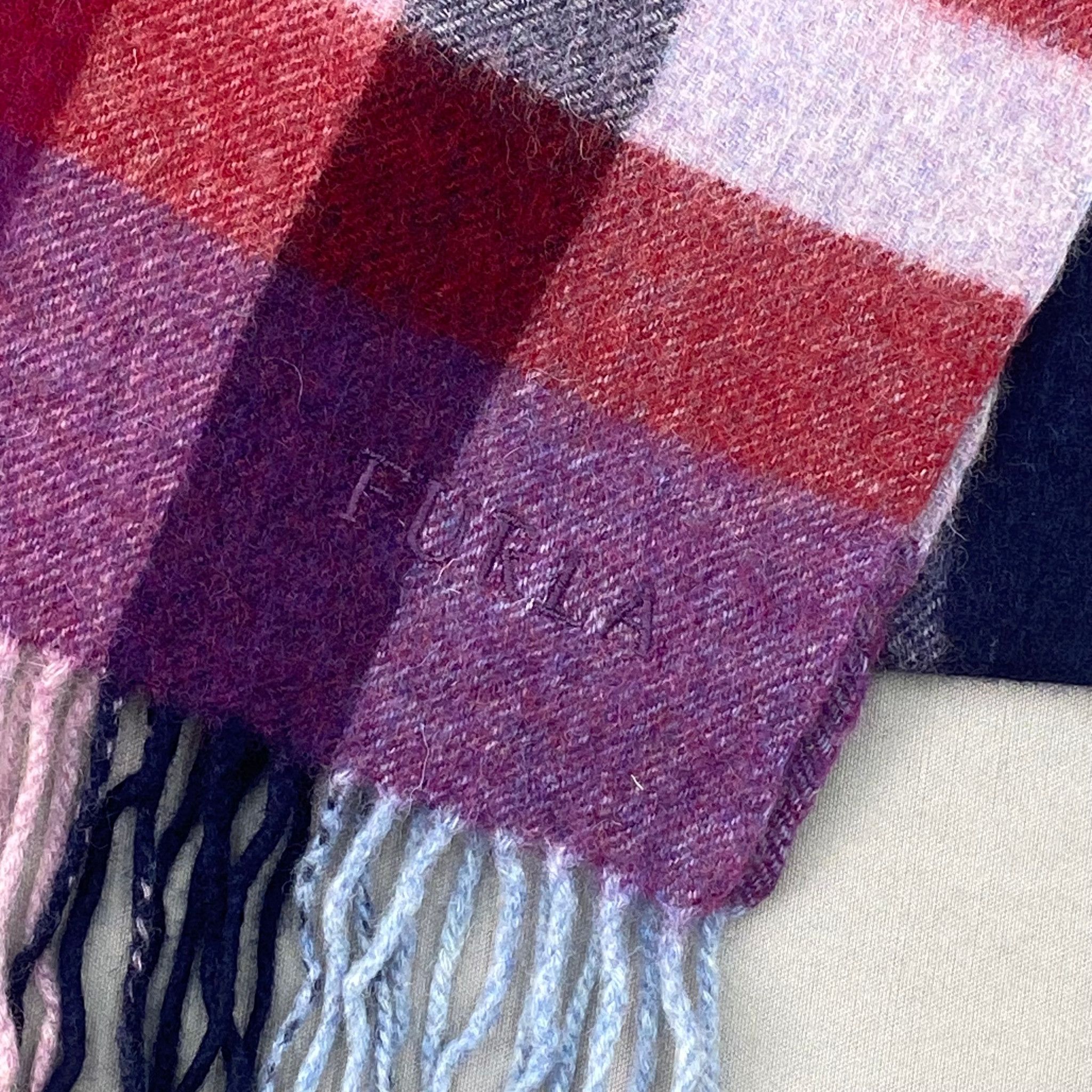Furla Vintage Furla Scarf Muffler Plaid Winter Cashmere Scarves Size ONE SIZE - 4 Thumbnail