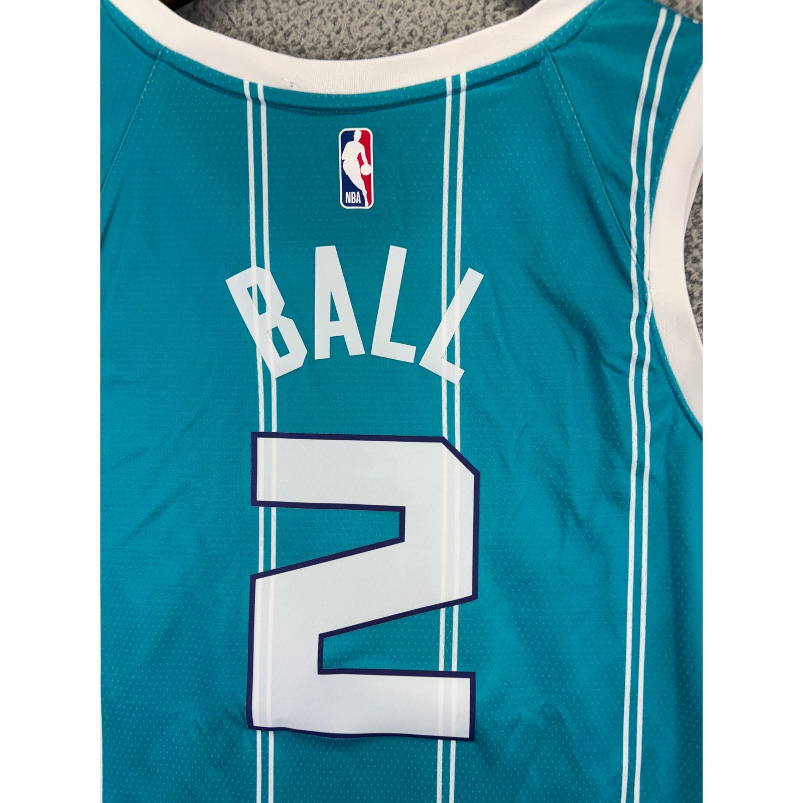 Nike Nike Jordan Hornets Lamelo Ball Basketball Jersey Mens 2XL Size US XXL / EU 58 / 5 - 7 Thumbnail