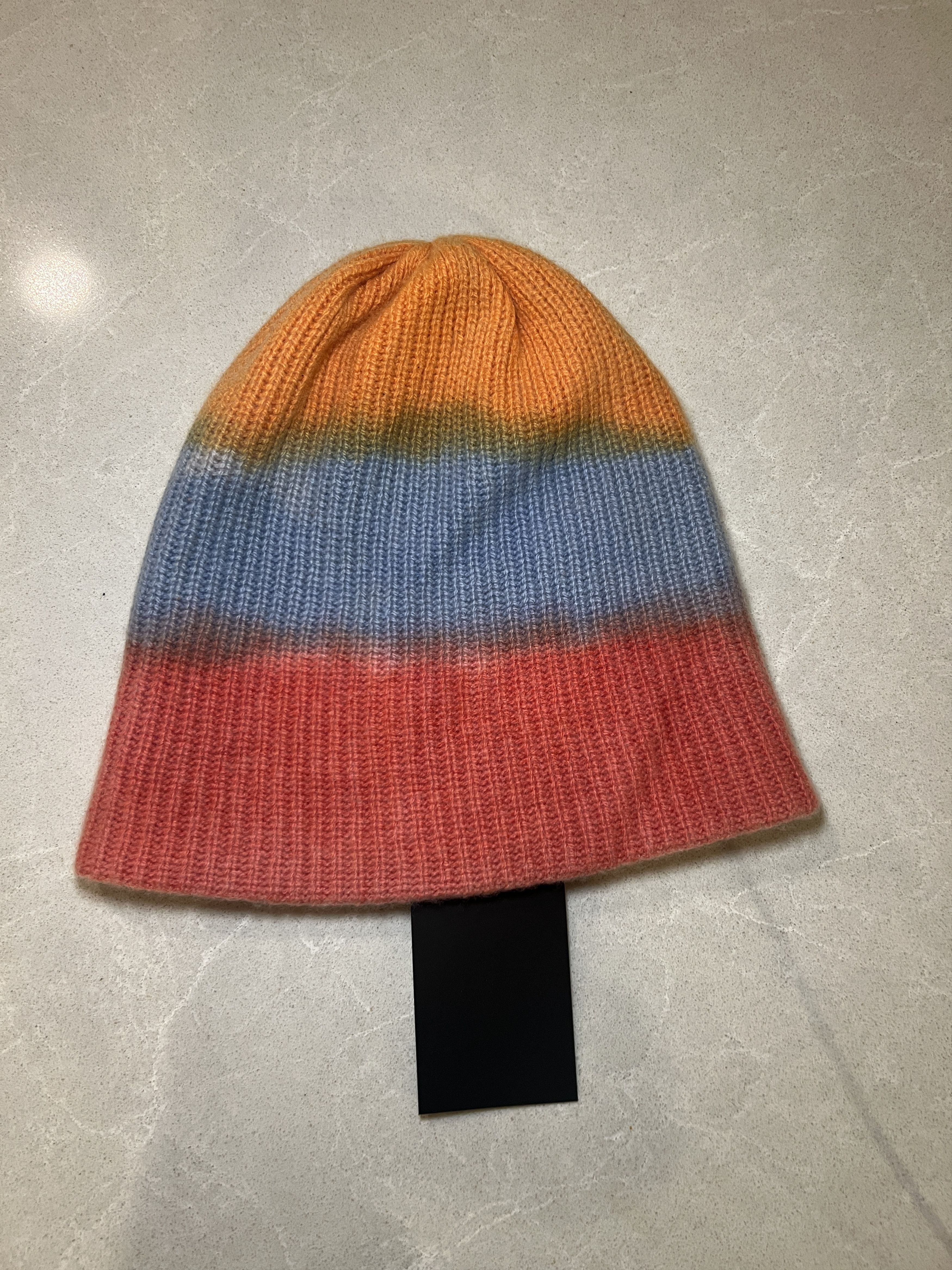 The Elder Statesman BNWT Elder Statesman Cashmere Striped Beanie Size ONE SIZE - 6 Thumbnail