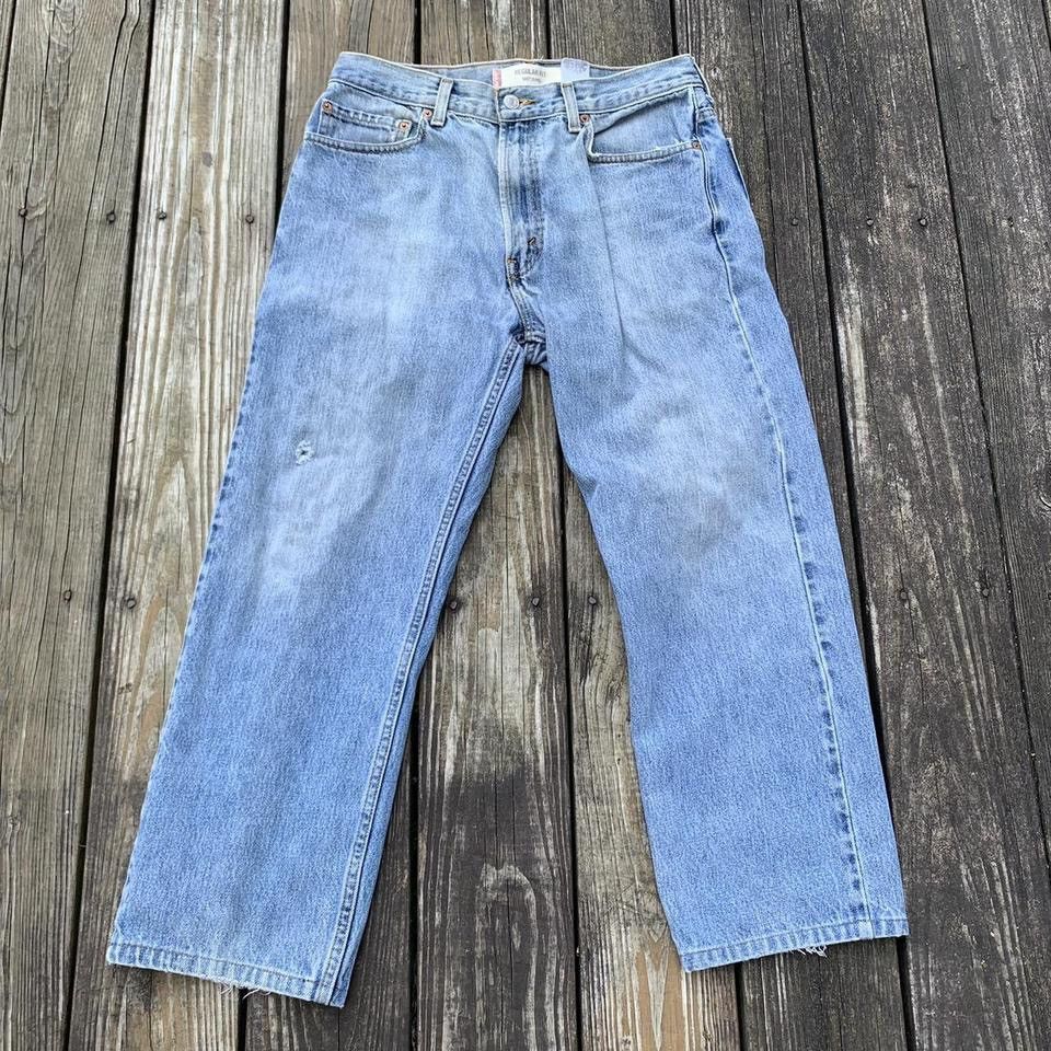 Levi's Vintage Clothing × Vintage Vintage Faded and Worn Light Blue 505 Levis Jeans Wide Legs Size US 34 / EU 50 - 1 Thumbnail