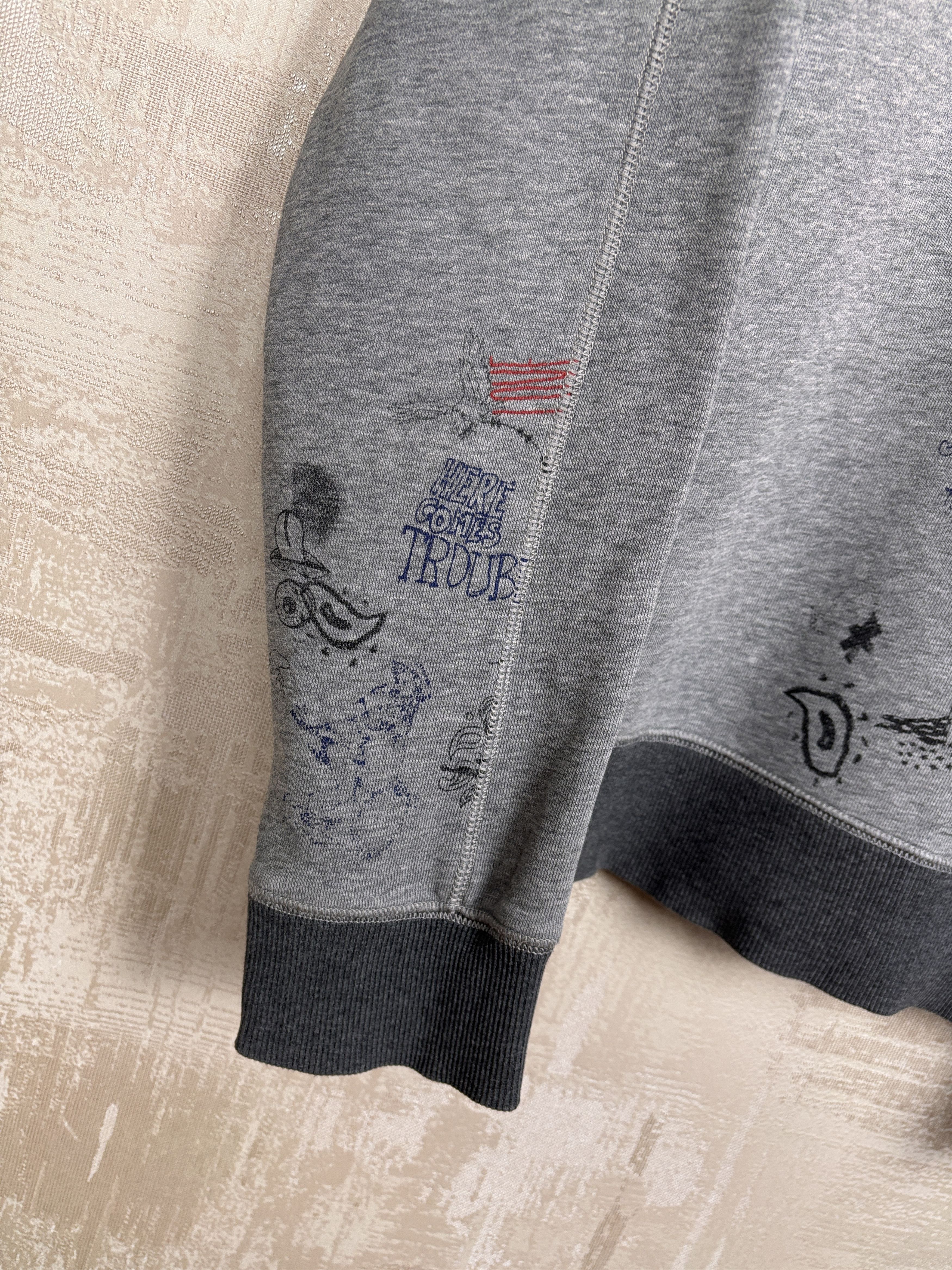 Hugo Boss Hugo Boss Orange Wheel Style Sweatshirt Scribble Print Size US M / EU 48-50 / 2 - 14 Thumbnail