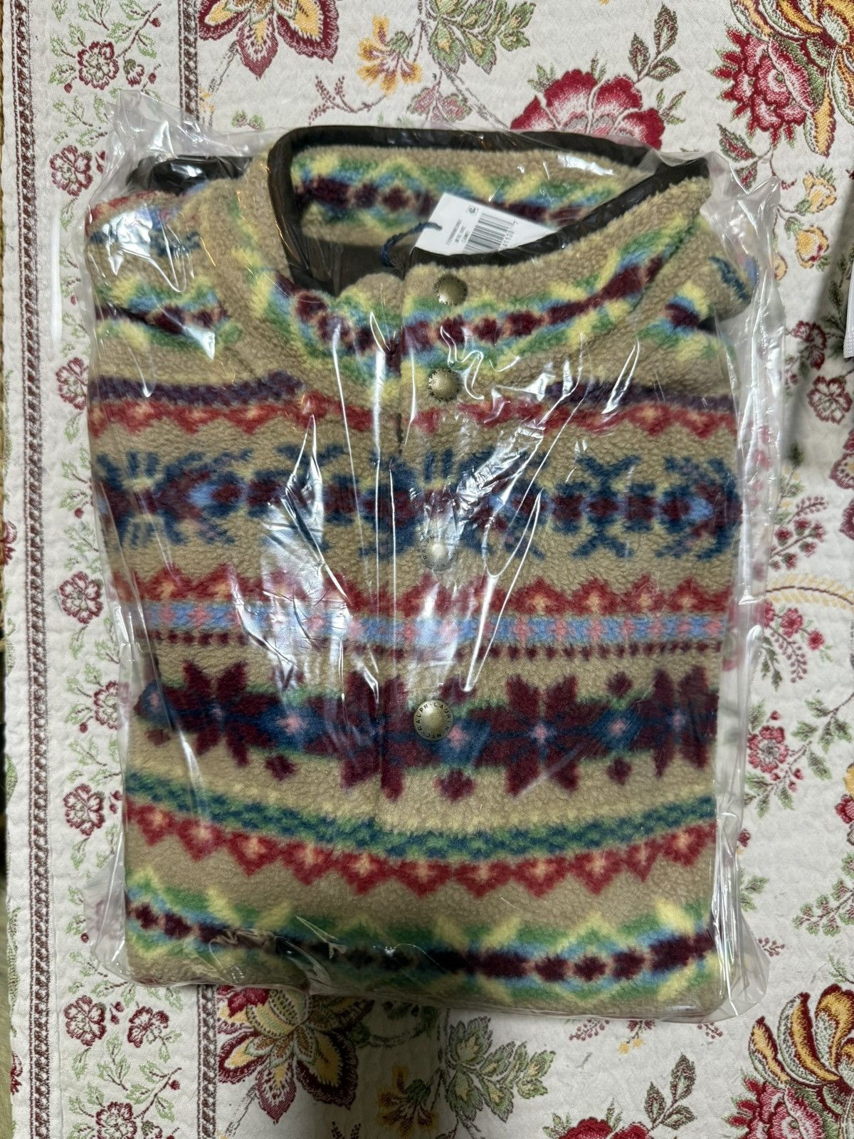 Polo Ralph Lauren Polo Ralph Lauren Fair Isle-Inspired Fleece Pullover Large Size US L / EU 52-54 / 3 - 6 Thumbnail