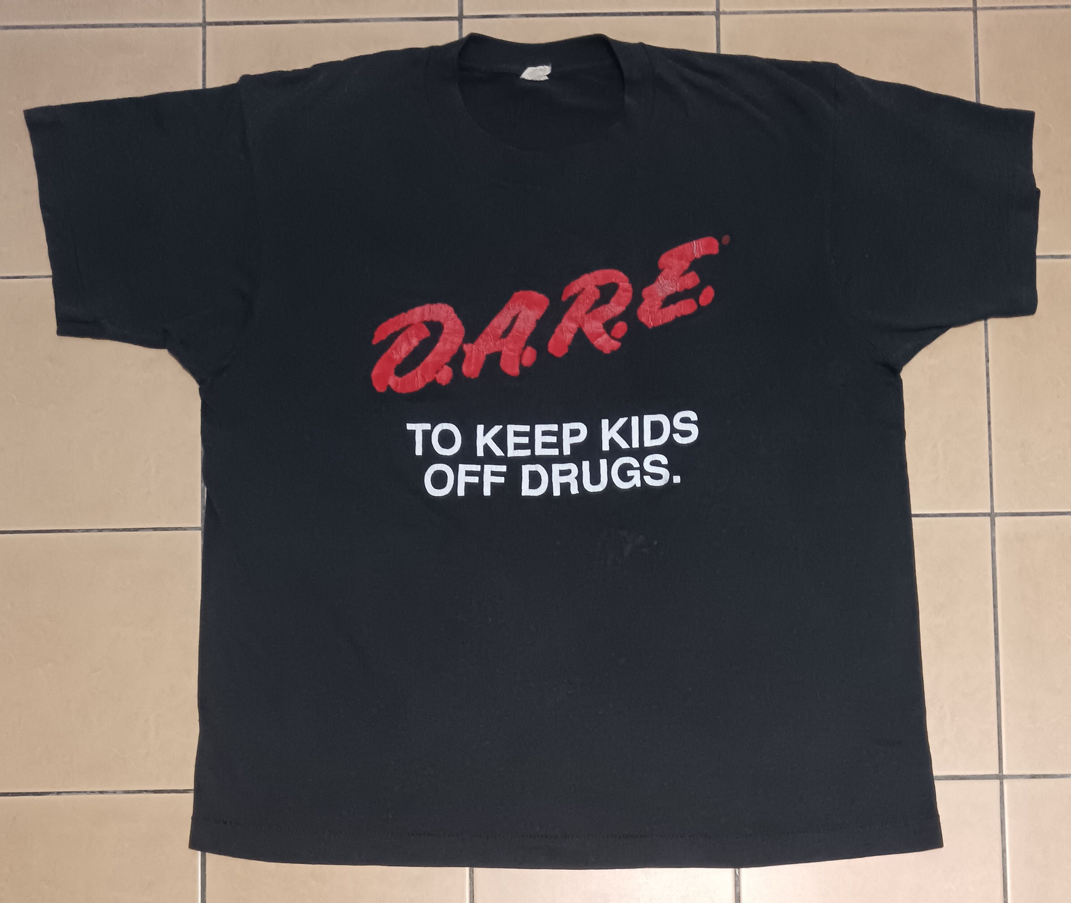Vintage VINTAGE 80s D. A. R. E CAMPAIGN SHIRT Size US L / EU 52-54 / 3 - 3 Thumbnail