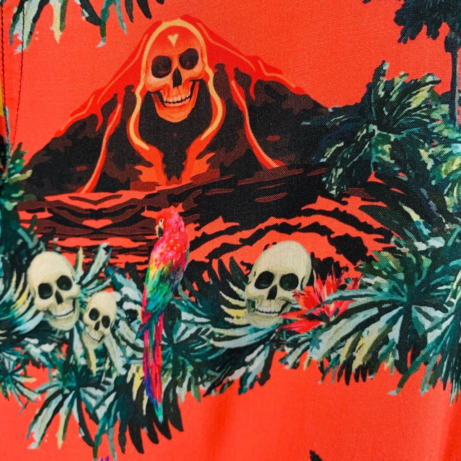 Other MAUNA KEA Orange Color Hawaiian Viscose Short Sleeve Shirt Size US S / EU 44-46 / 1 - 3 Thumbnail