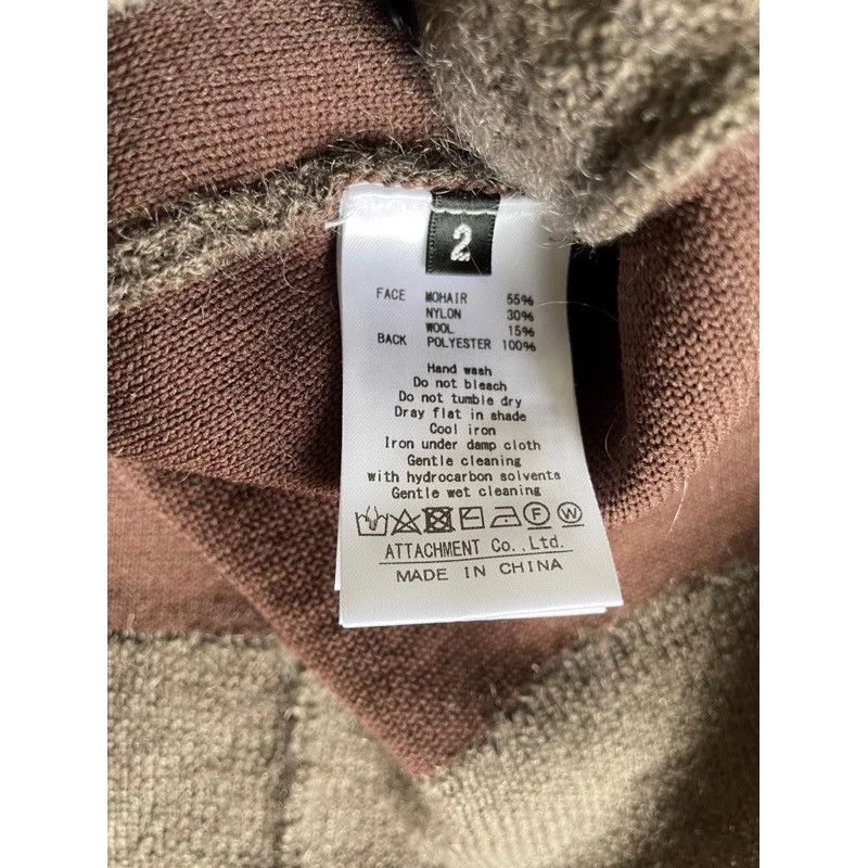 Attachment Men’s 🇯🇵 Attachment Mohair Wool Cardigan Sz 2 Size US M / EU 48-50 / 2 - 7 Thumbnail