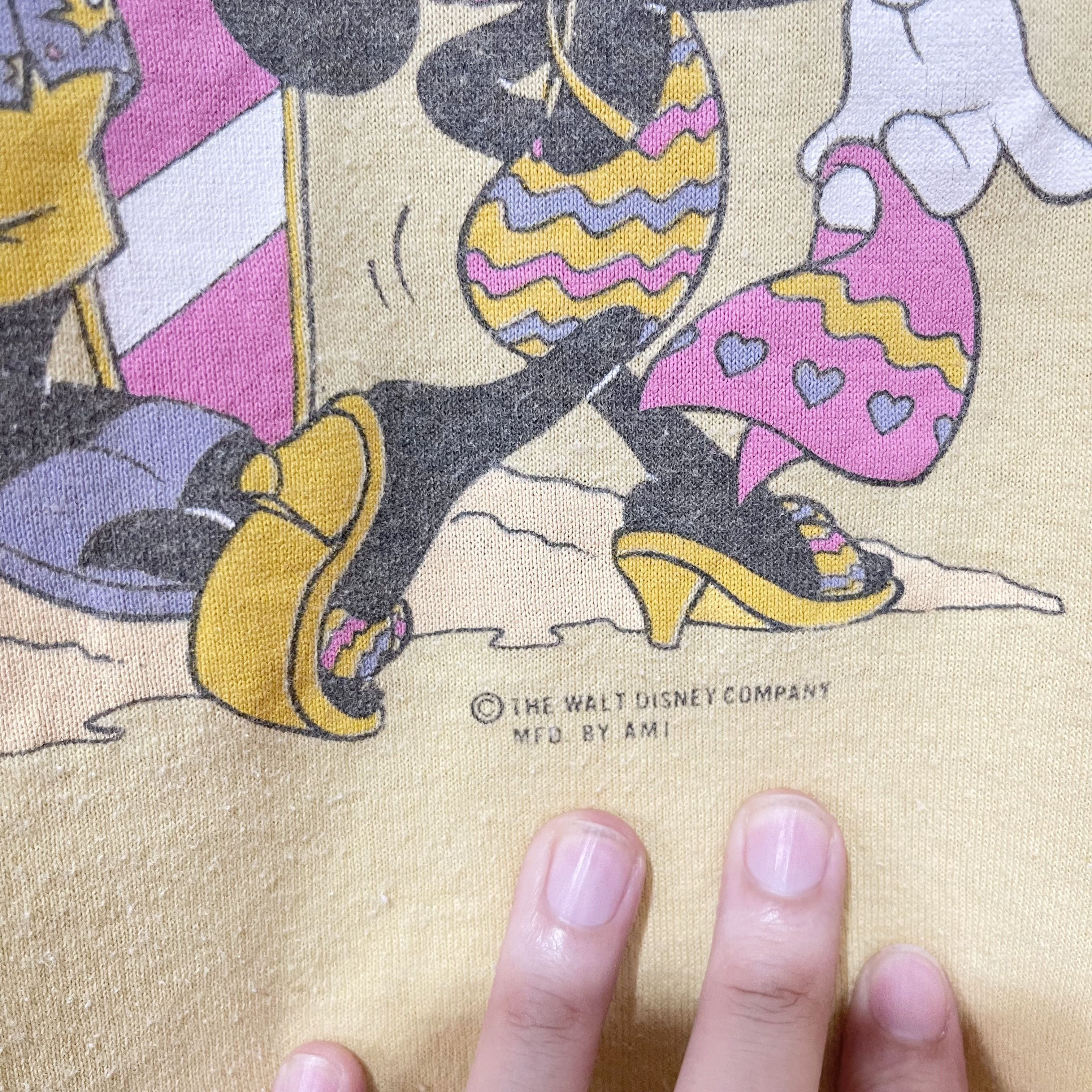 Mickey Mouse Vintage 90s Mickey Mouse What a Babe Disney Crop Size L / US 10 / IT 46 - 3 Thumbnail
