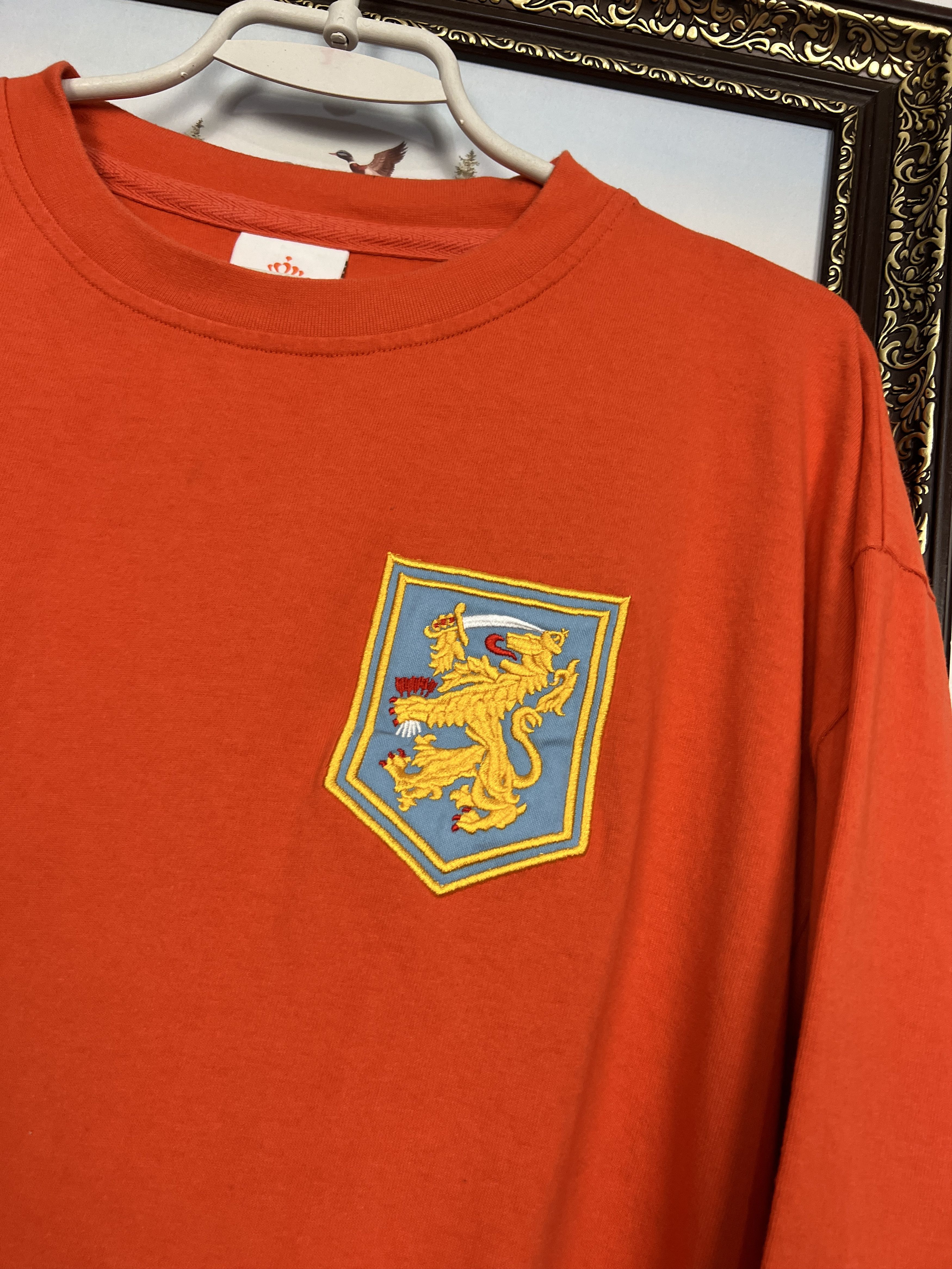 Vintage Netherlands Holland Shirt Football Long Sleeve Jersey Trikot Size US XL / EU 56 / 4 - 3 Thumbnail