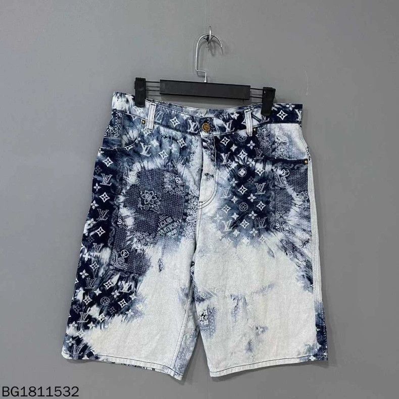 Louis Vuitton Louis Vuitton Cashew flower printed denim shorts Size US 30 / EU 46 - 2 Thumbnail