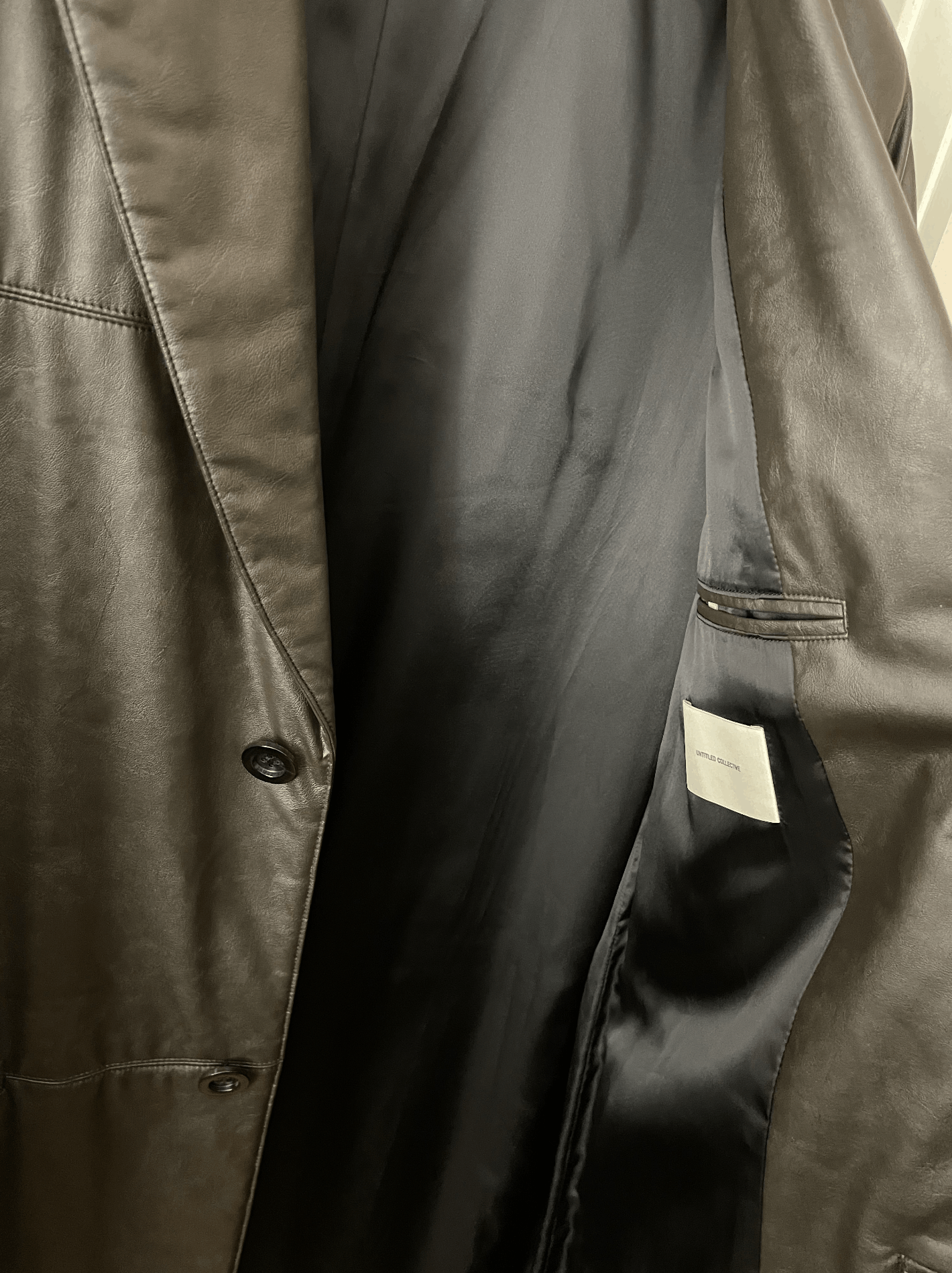 Other Padded Leather Coat Size US L / EU 52-54 / 3 - 3 Thumbnail