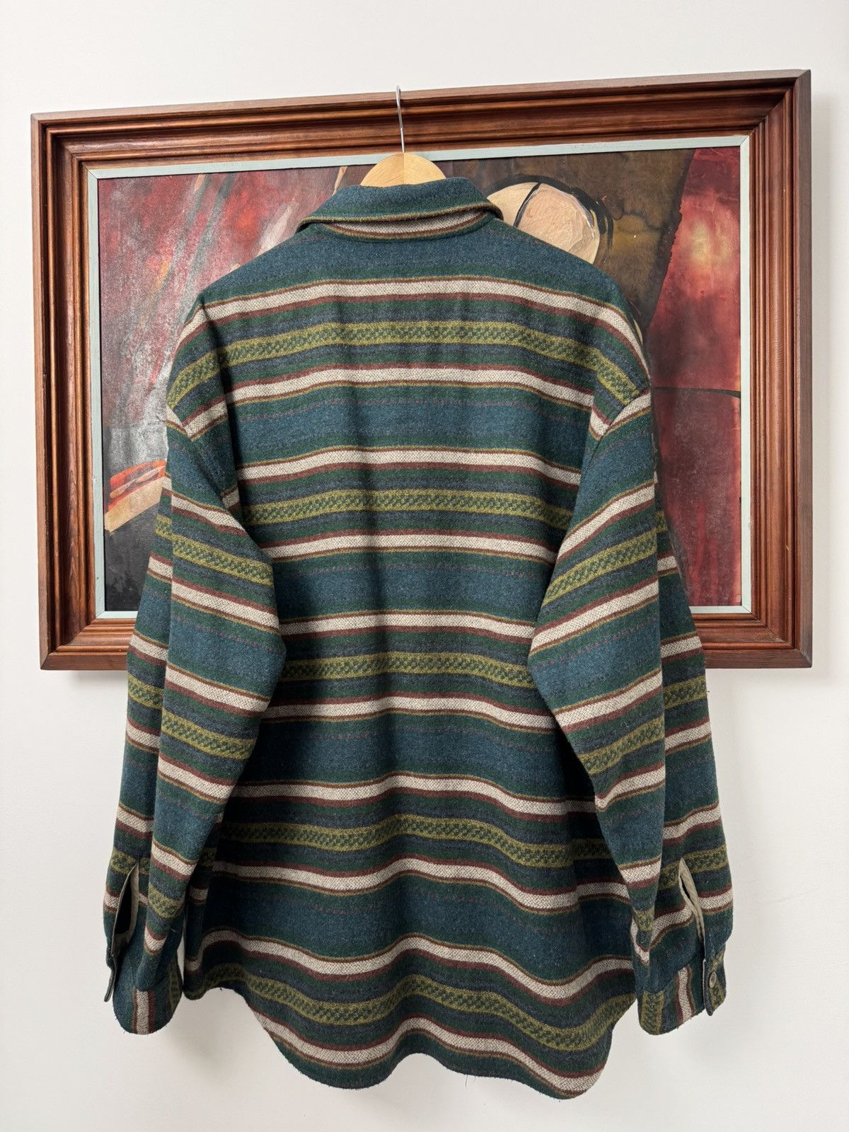 Marlboro Classics Marlboro Classics Flannel Shirt Vintage Button Up Stripes Size US XL / EU 56 / 4 - 2 Thumbnail