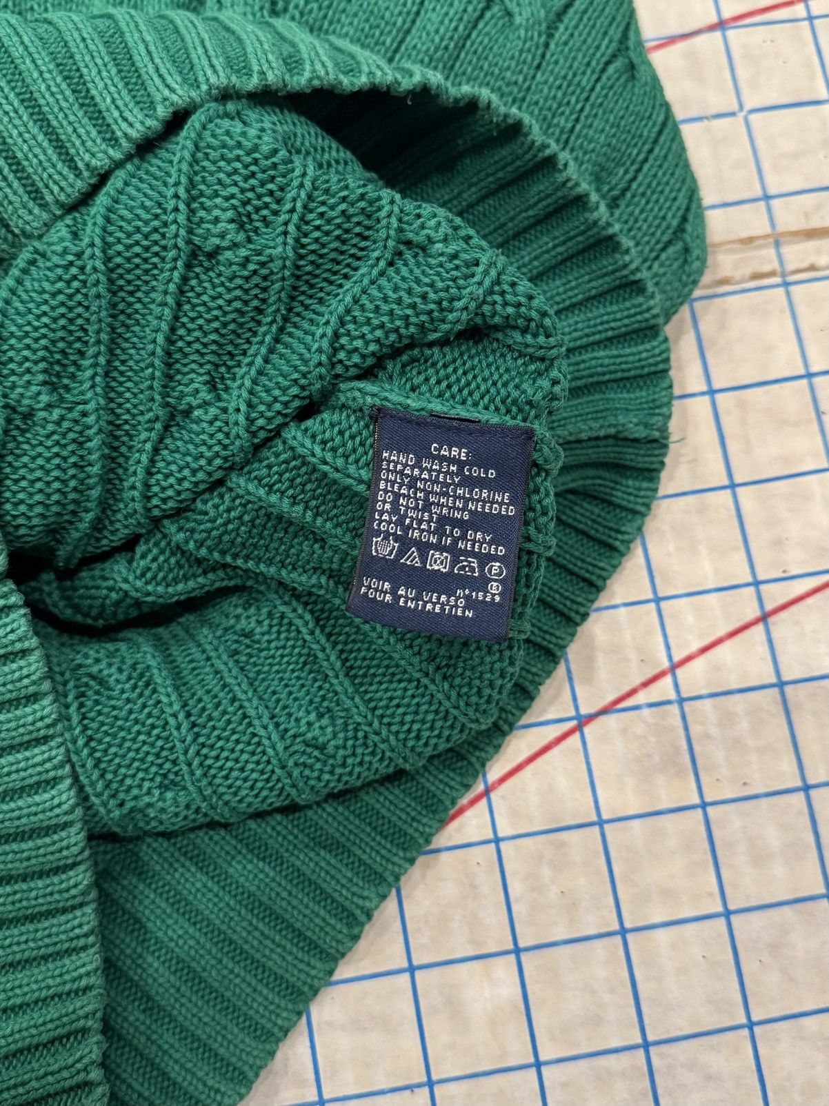 Ralph Lauren Ralph Lauren Sport Cable Knit Turtle Neck Sweater Green Med Size M / US 6-8 / IT 42-44 - 6 Thumbnail