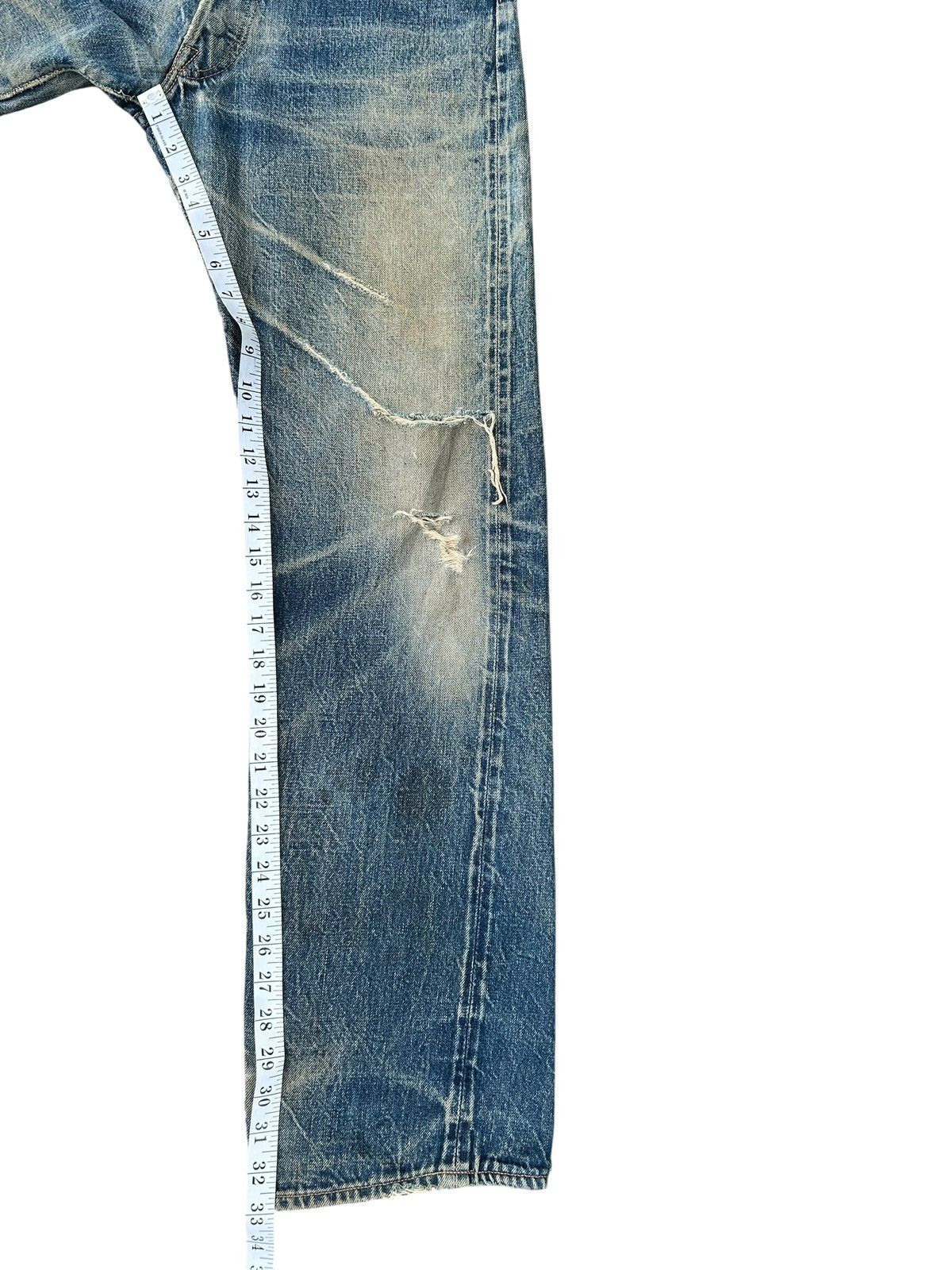 Kapital Thrashed Vintage Denime Selvedge Denim Jeans Size US 29 - 24 Thumbnail