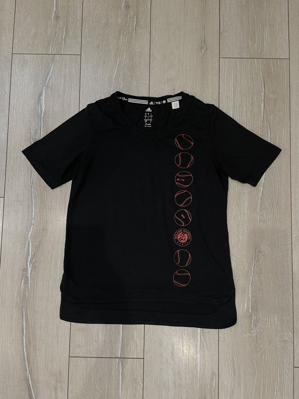 Adidas × Yohji Yamamoto ADIDAS Y-3 X ROLLAND GARROS T Shirt Size S / US 4 / IT 40 - 1 Thumbnail