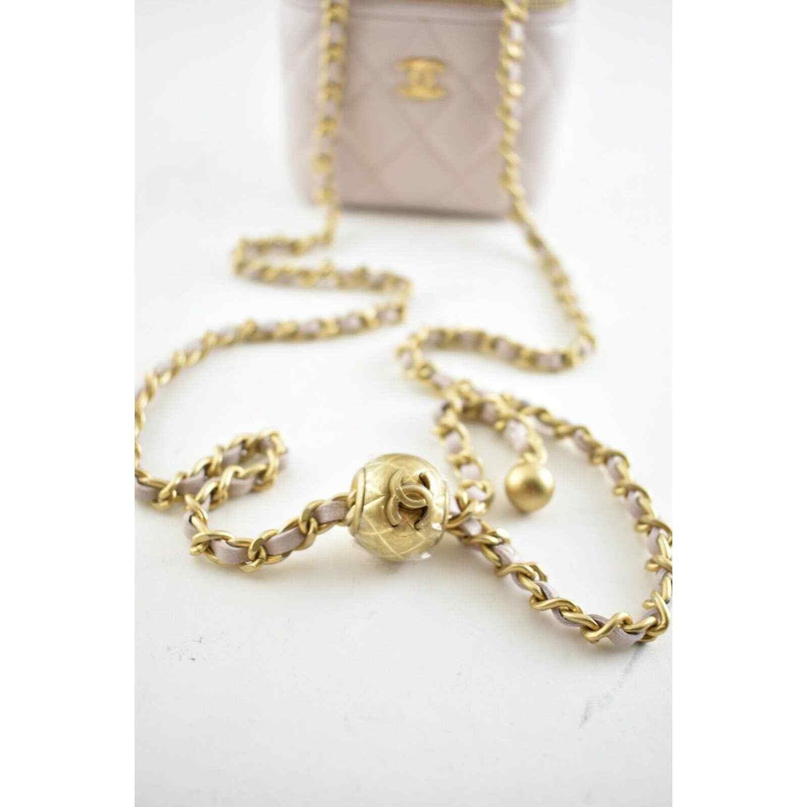 Chanel Chanel Chain Gold Coco Pearl Crush Shoulder Crossbody Bag Size ONE SIZE - 7 Thumbnail