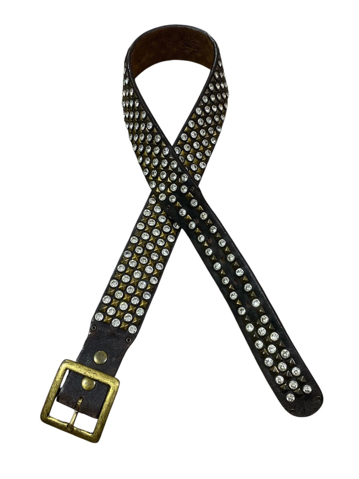 If Six Was Nine Vintage japanese brand studded leather belt Size ONE SIZE - 2 Thumbnail