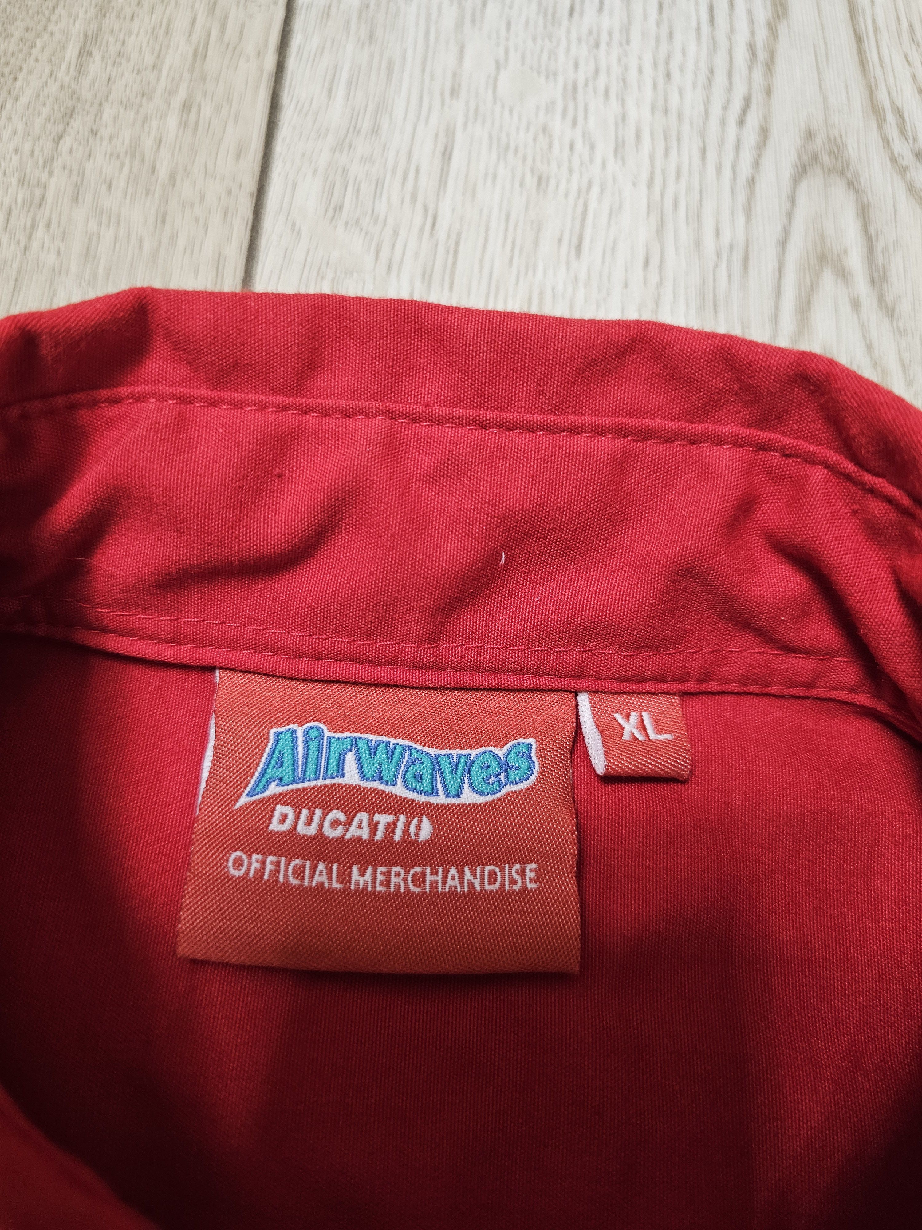 Formula 1 × Vintage DUCATI VINTAGE SHIRT 90s AIRWAVES SHIRT BUTTON MOTORCYCLE Size US XL / EU 56 / 4 - 10 Thumbnail
