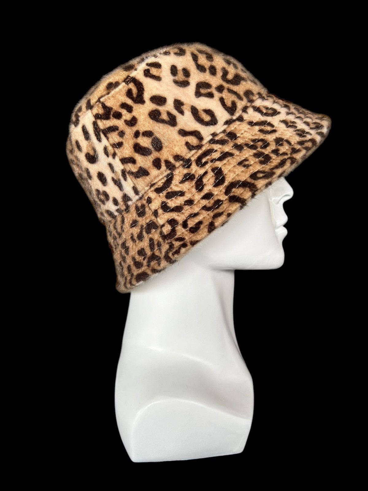 Japanese Brand × Kapital × Vintage Leopard Japanese Style hairy Bucket Hats Rare🎌☠️☠️ Size ONE SIZE - 2 Thumbnail