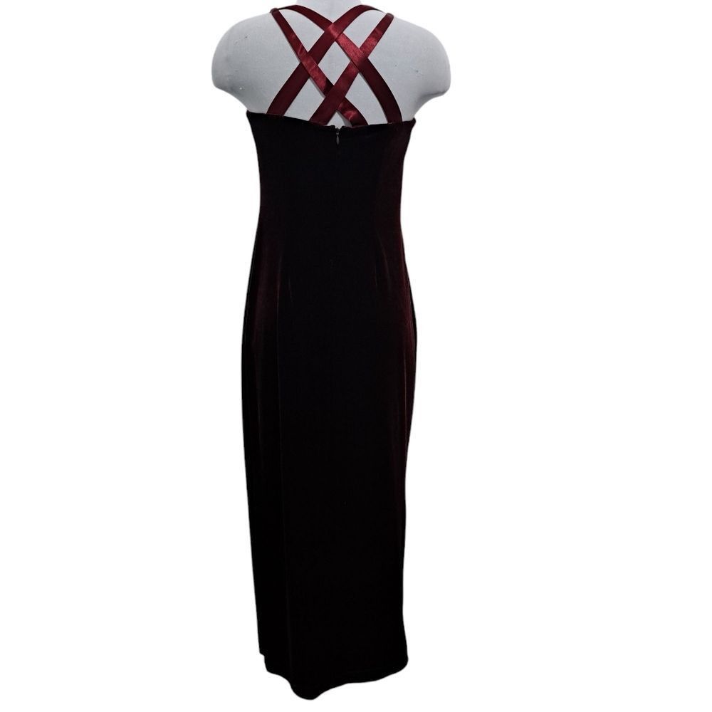 Other Vintage CDC Whimsigoth Velvet Fairy Goth Bodycon Front Slit Size S / US 4 / IT 40 - 2 Thumbnail