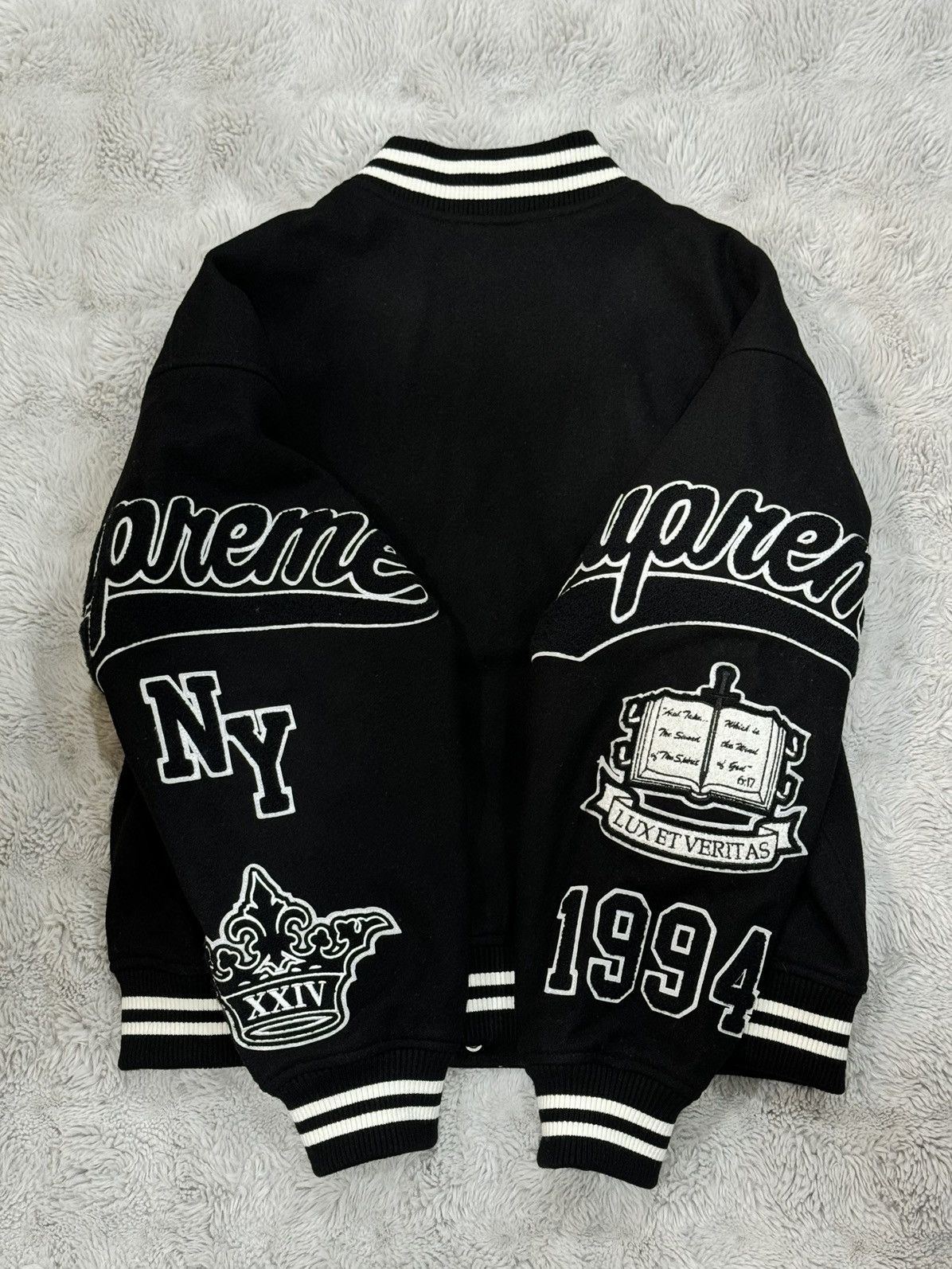 Supreme Supreme Veritas Varsity Jacket (Large) Size US L / EU 52-54 / 3 - 9 Thumbnail