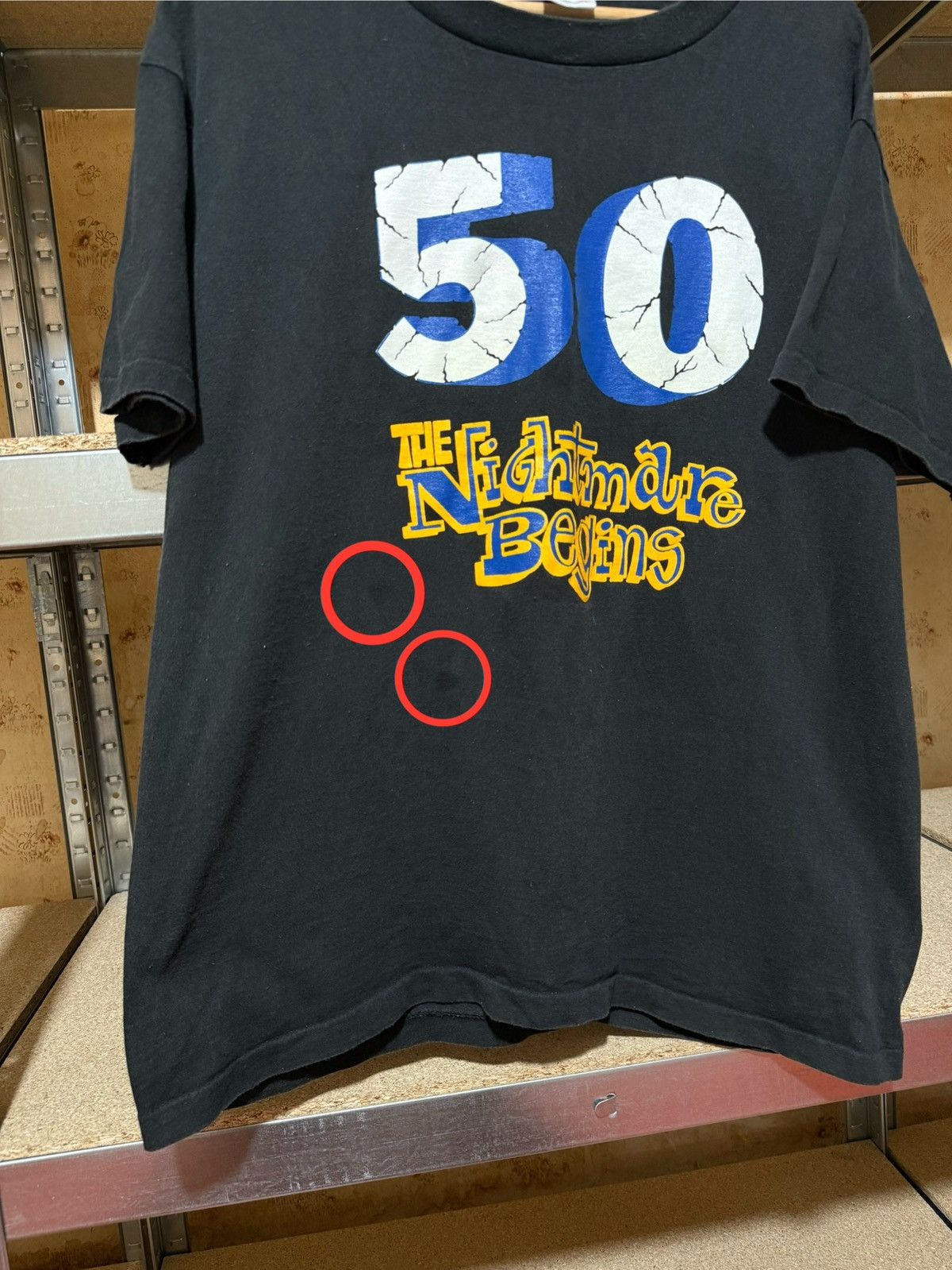 Cartoon Network × Vintage Vintage 50 The Nightmare Begins Funny Graphic T-Shirt Y2K Size US XL / EU 56 / 4 - 6 Thumbnail