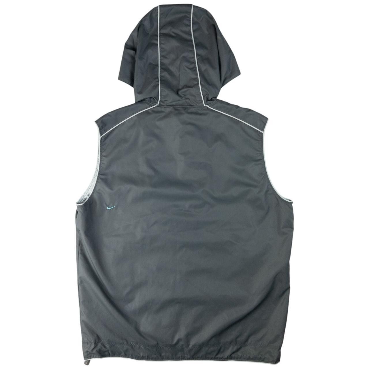Nike Vintage Nike Zip Up Hooded Gilet Size M Size US M / EU 48-50 / 2 - 2 Thumbnail