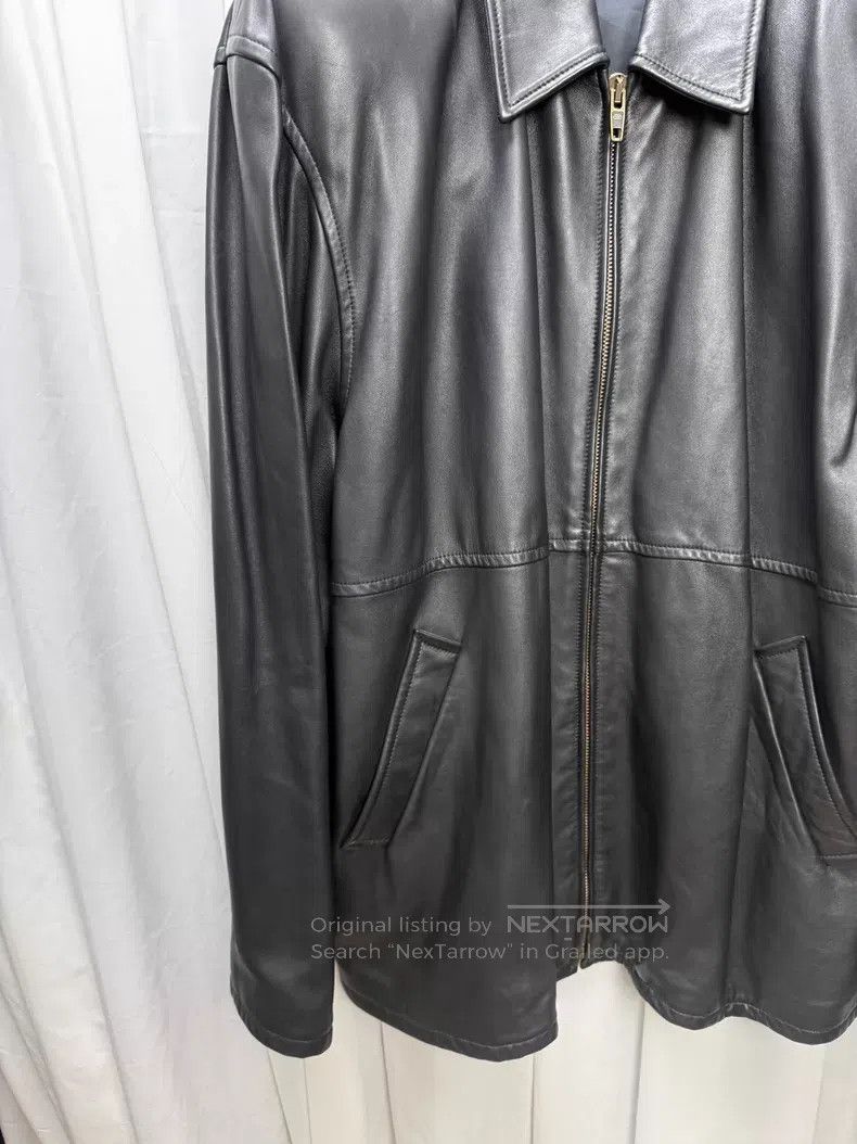 Balenciaga Balenciaga Big Shoulder Embroidered Leather Jacket Size US M / EU 48-50 / 2 - 3 Thumbnail