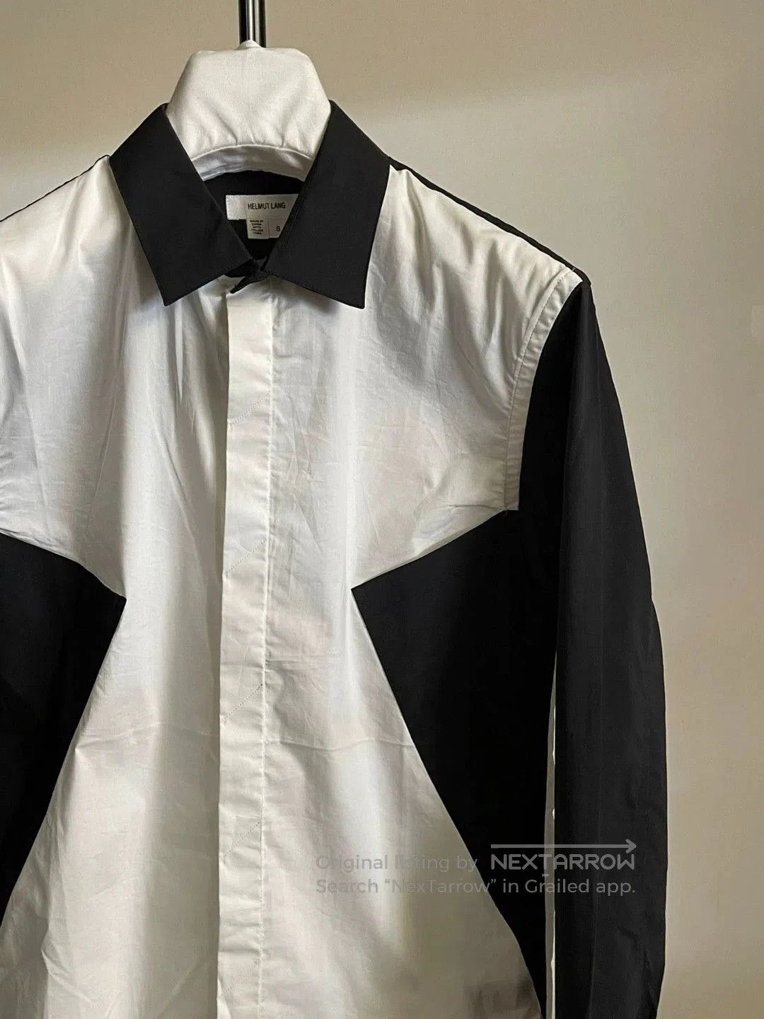 Helmut Lang Helmut Lang Black and White Shirt. Size S / US 4 / IT 40 - 3 Thumbnail