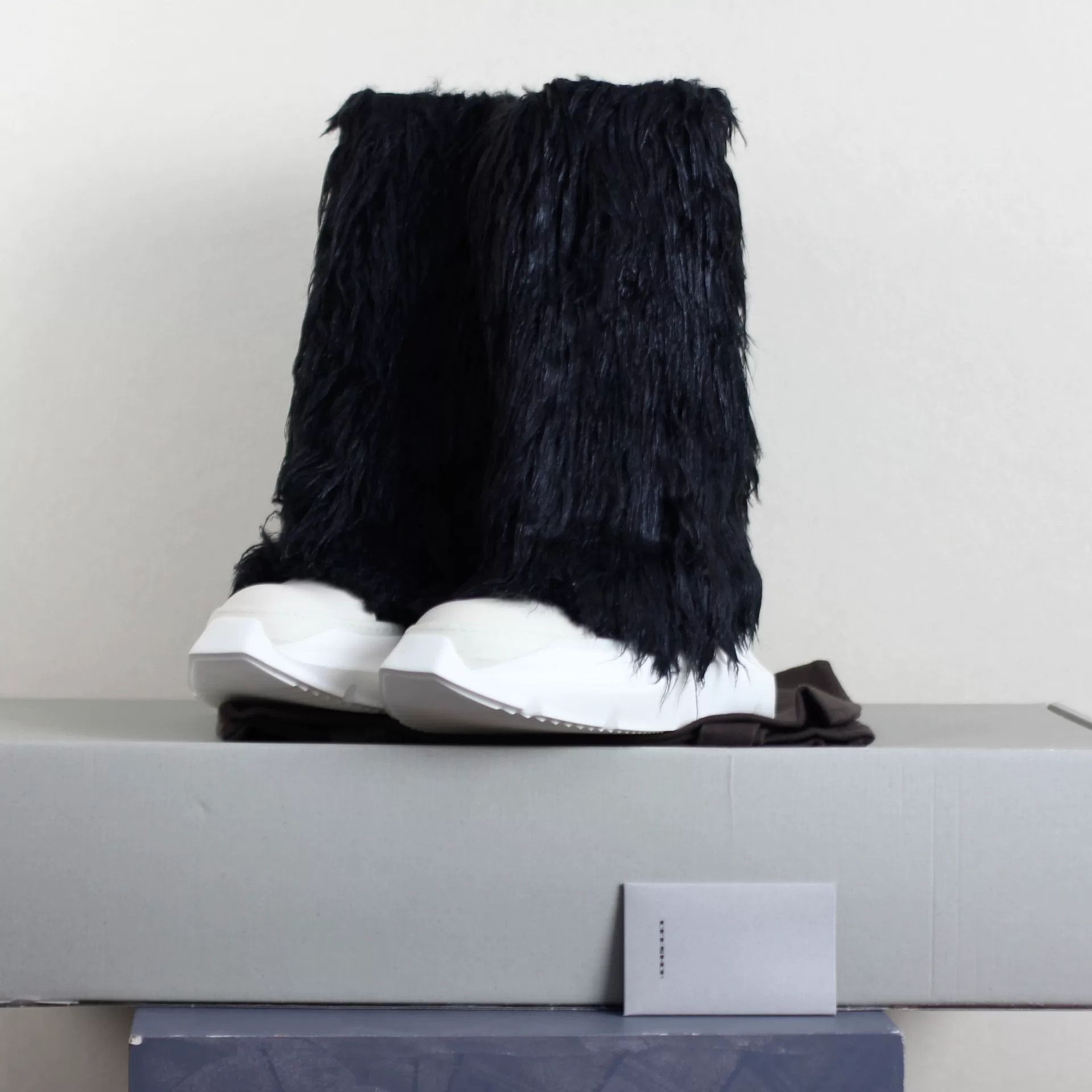 Rick Owens Rick Owens 22AW Shaggy High Boots Size US 8 / EU 41 - 1 Thumbnail