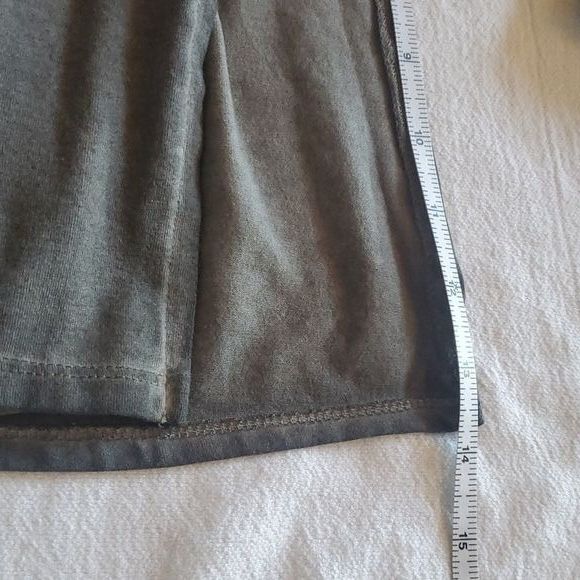 Anthropologie Anthropologie Holding Horses Grey Short Sleeve Side Cut Sz. Size XS / US 0-2 / IT 36-38 - 12 Thumbnail