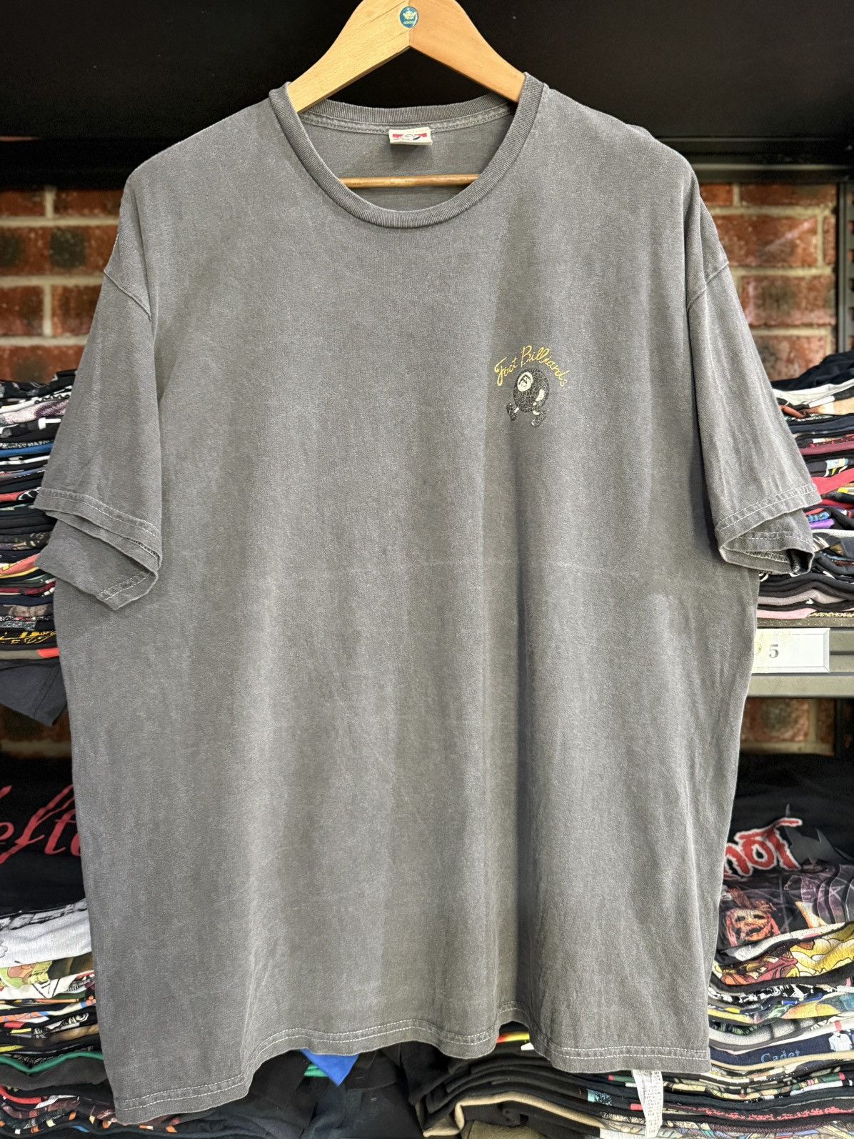 Girl Skateboards Vintage Y2K Fact Billiards Ball Skateboard Faded Tee Size US XL / EU 56 / 4 - 6 Thumbnail