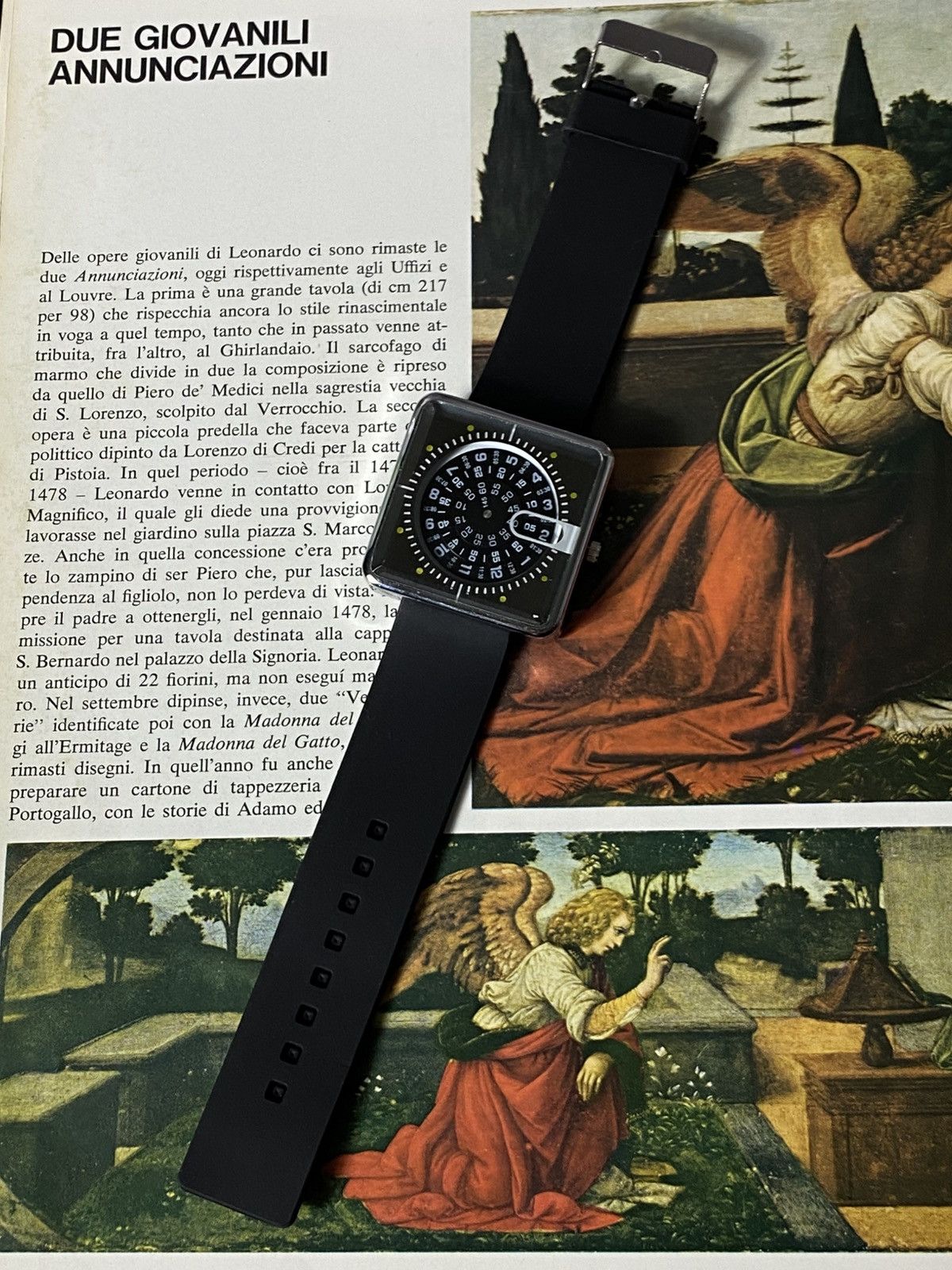 Hysteric Glamour Futuristic Rotating Disc Square Watch Techwear Cyber Size ONE SIZE - 1 Thumbnail