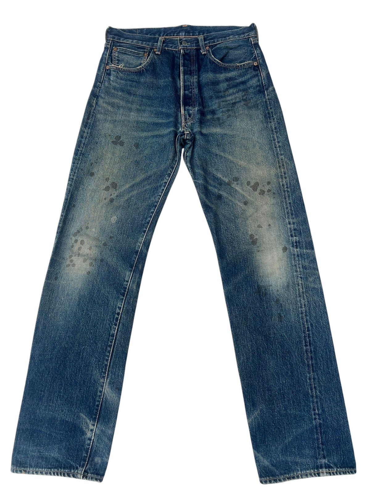 Levi's Vintage Clothing 2002 Levi’s LVC Japan Big E Hidden Rivets Selvedge Jeans Size US 32 / EU 48 - 1 Thumbnail