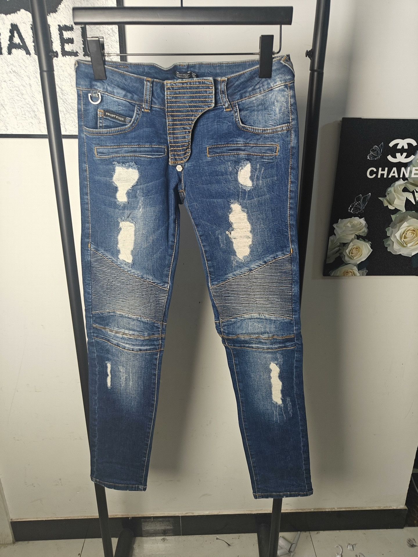 Philipp Plein Philipp Plein Denim White Denim Jeans 32 Men Size US 32 / EU 48 - 1 Thumbnail